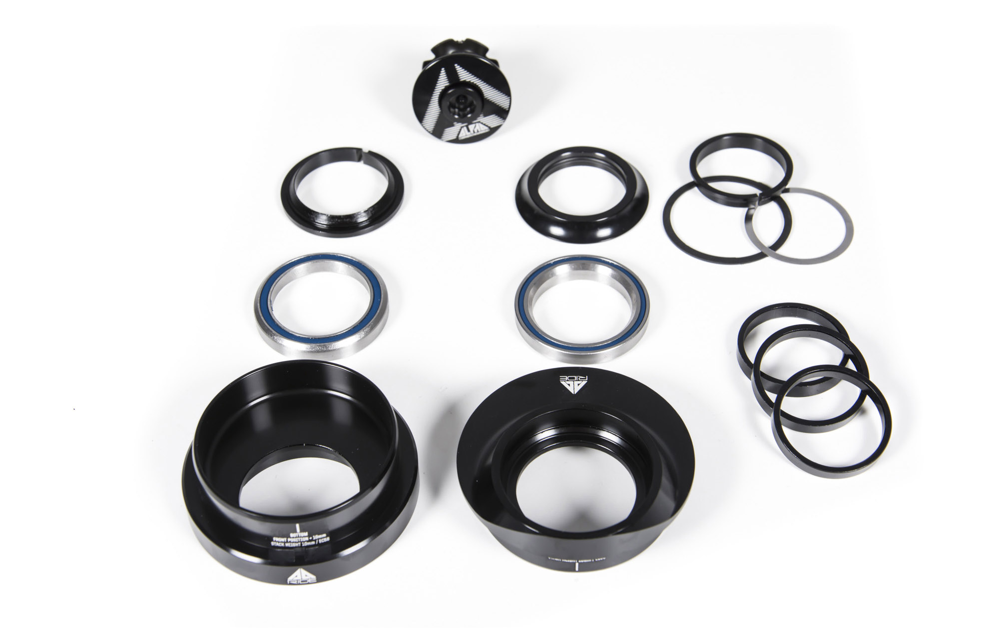JUEGO DE DIRECCION  RIDE ALPHA OFFSET 10MM PARA SUPREME DH image number null