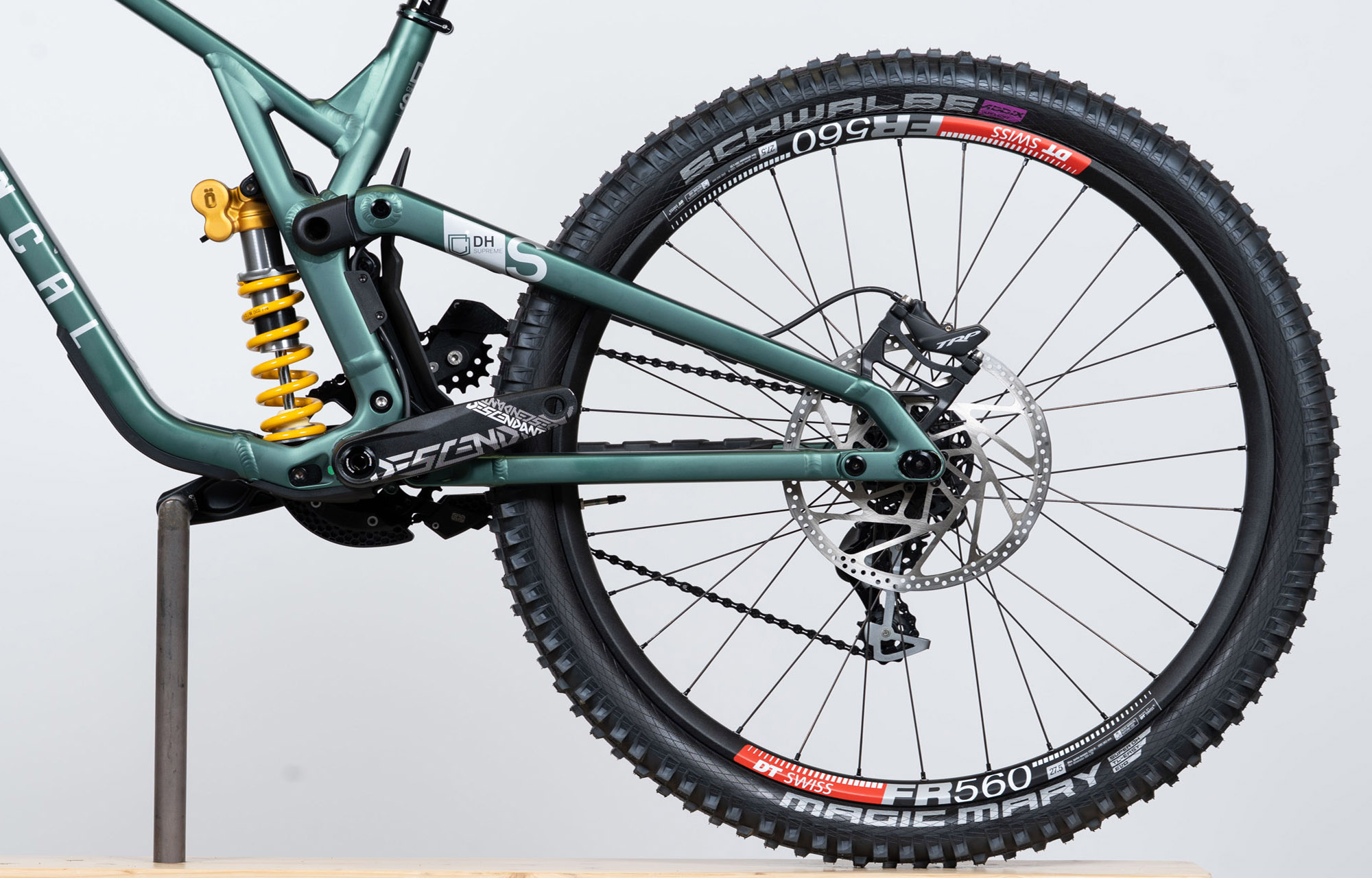 COMMENCAL SUPREME DH V5 OHLINS EDITION METALLIC GREEN - XL (22151004) image large number 5