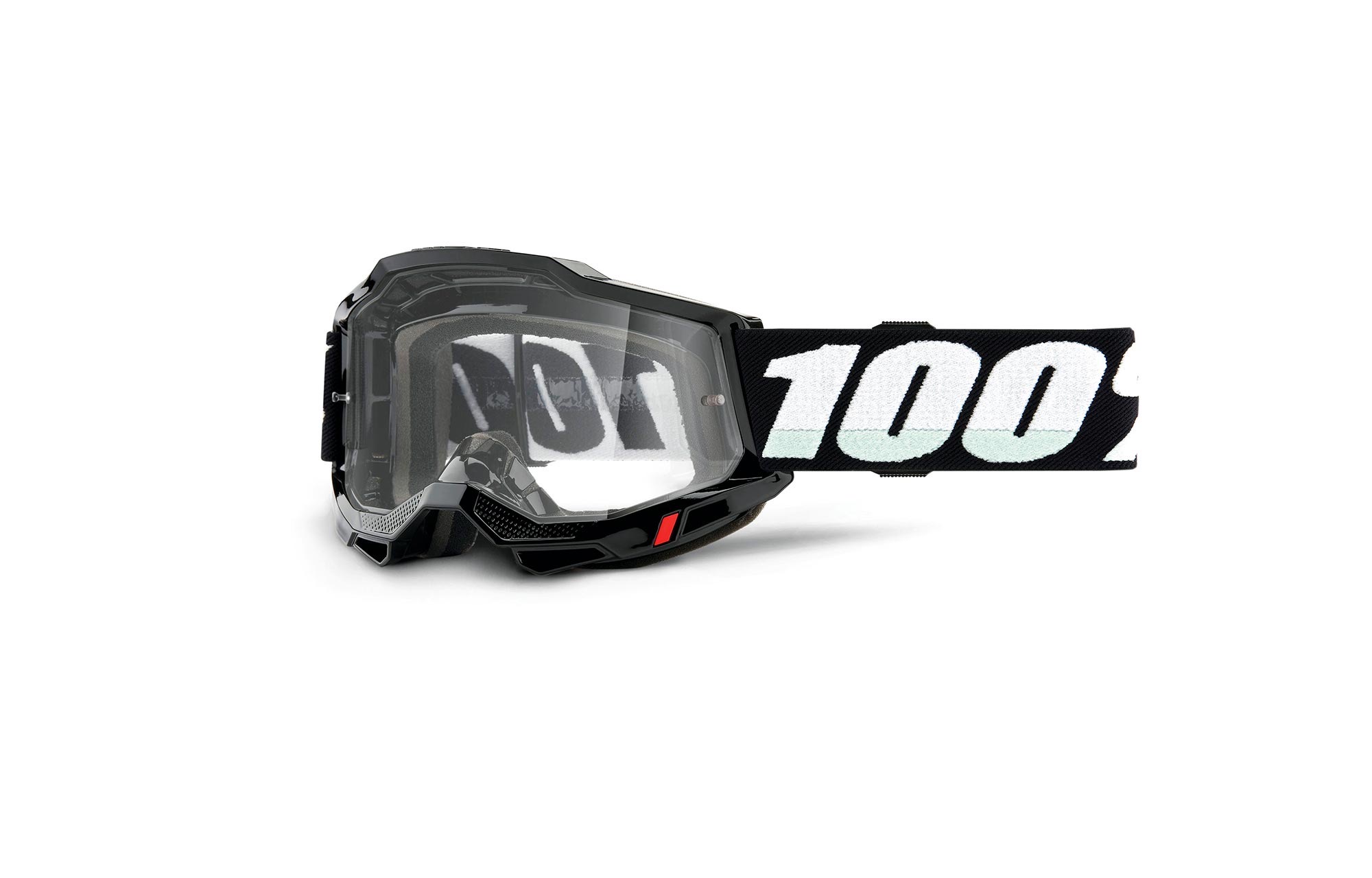 100%ACCURI 2 GOGGLES BLACK - CLEAR LENS image number 0