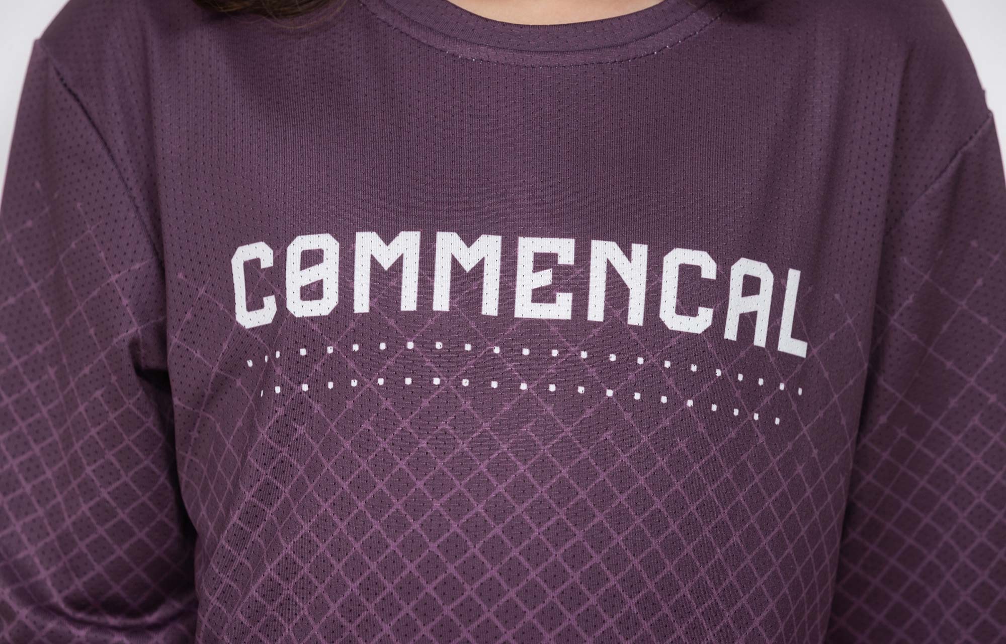 COMMENCAL KIDS POMPON JERSEY PURPLE image number 4