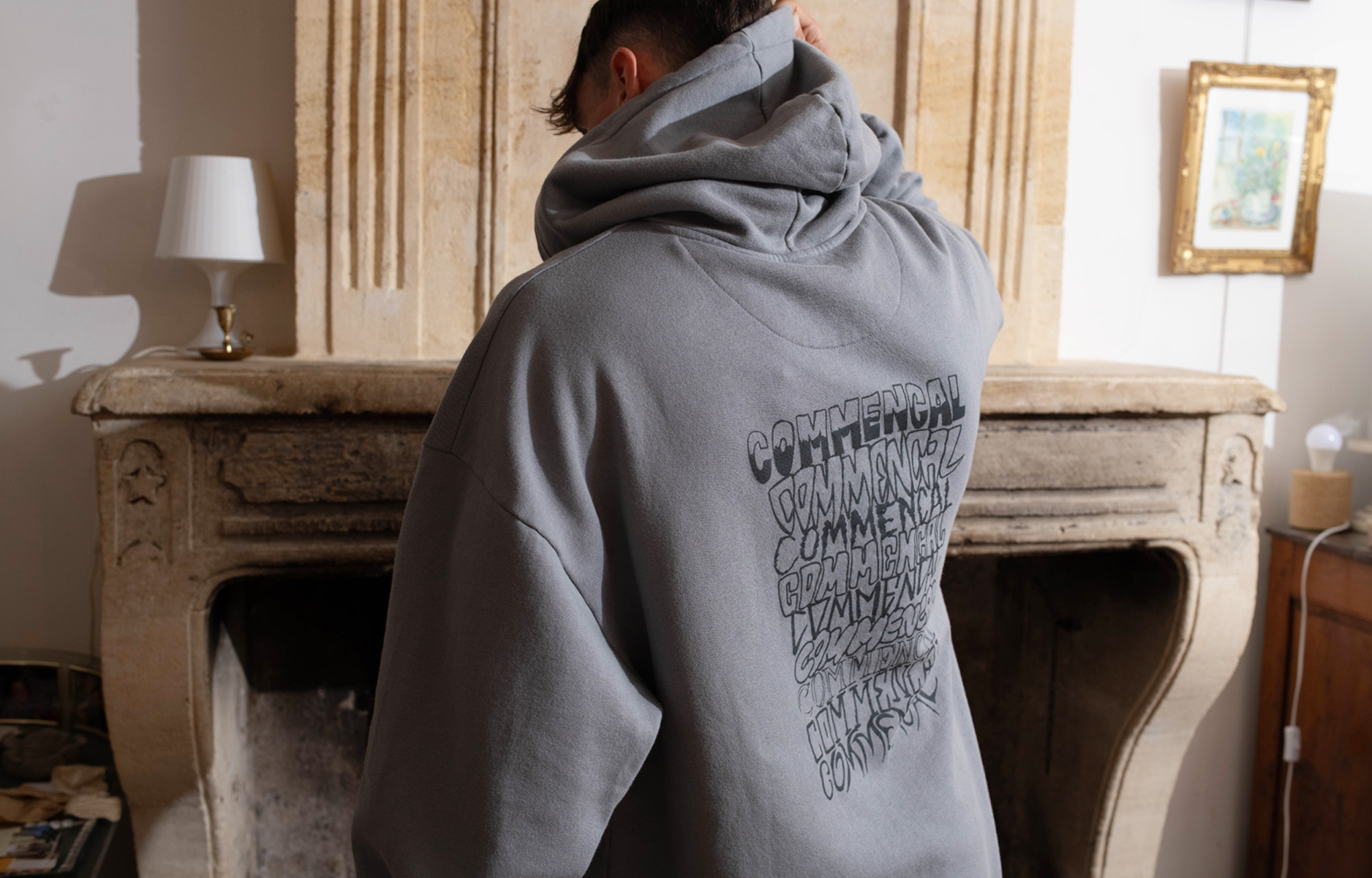 COMMENCAL LOGORAMA HOODIE GREY image number 5