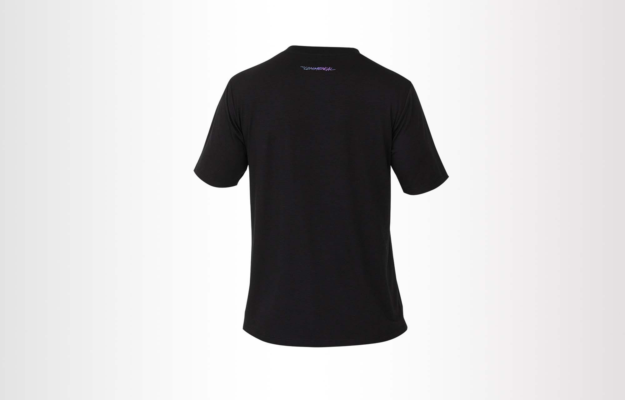COMMENCAL SHORT SLEEVE TECH TEE BLACK NEON image number 0