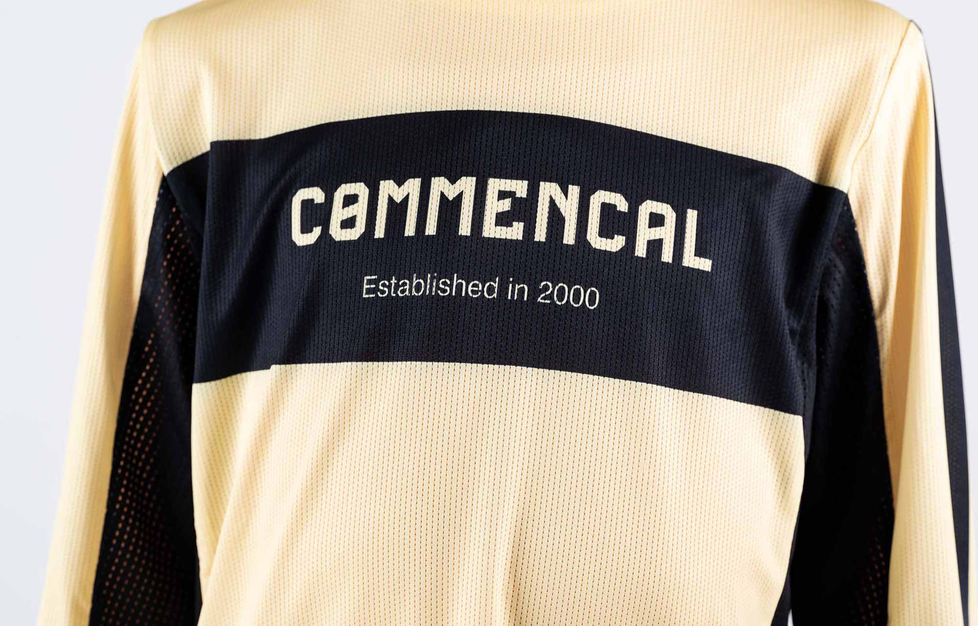 COMMENCAL KIDS LONG SLEEVE RACE JERSEY LIGHT YELLOW image number 1