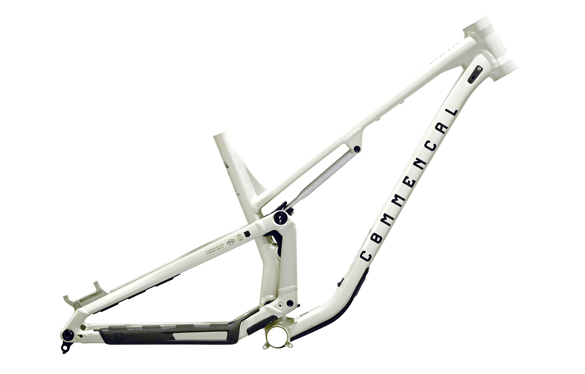 FRAME COMMENCAL META V5 CLEAR SILVER - XL (23220504) image number null