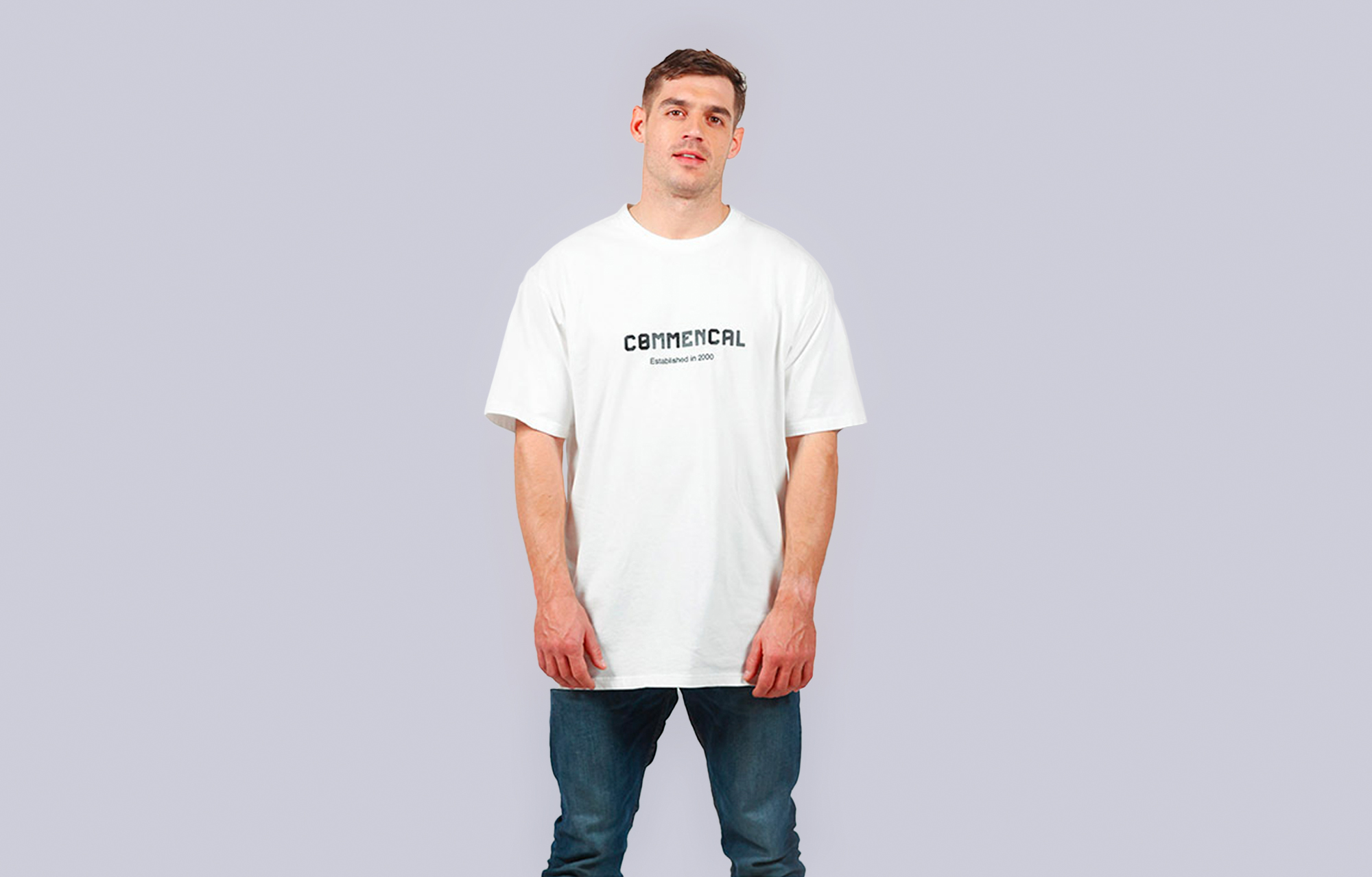 COMMENCAL CORPORATE T-SHIRT WHITE image number 0