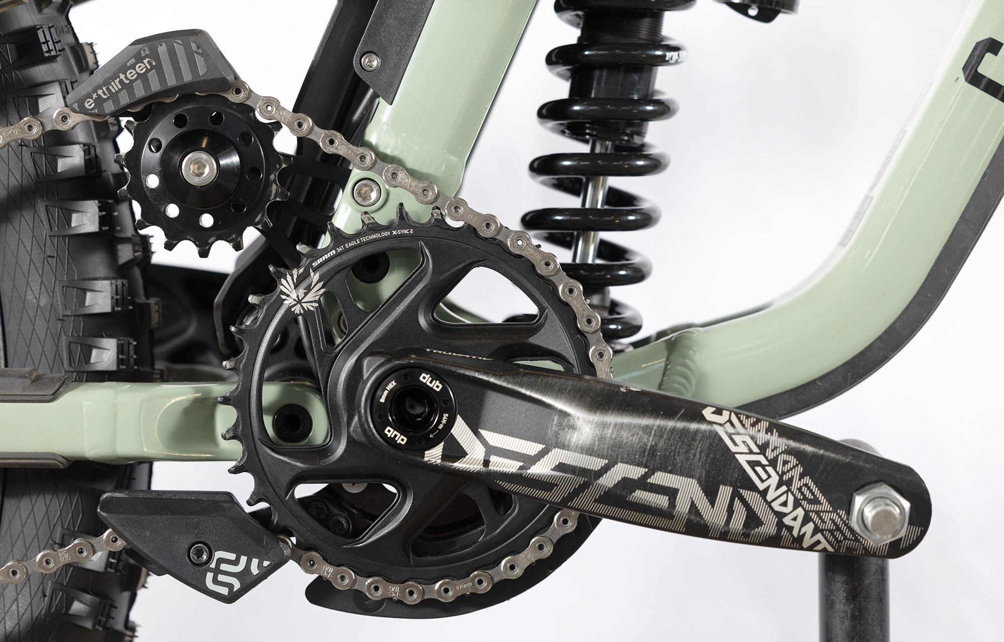 COMMENCAL SUPREME DH V5 ESSENTIAL HERITAGE GREEN - M (22150802) image number null