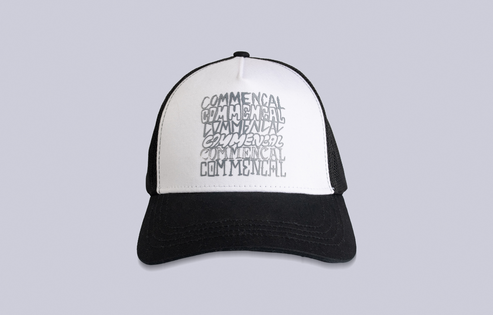 GORRA COMMENCAL TRUCKER LOGORAMA WHITE image number 0
