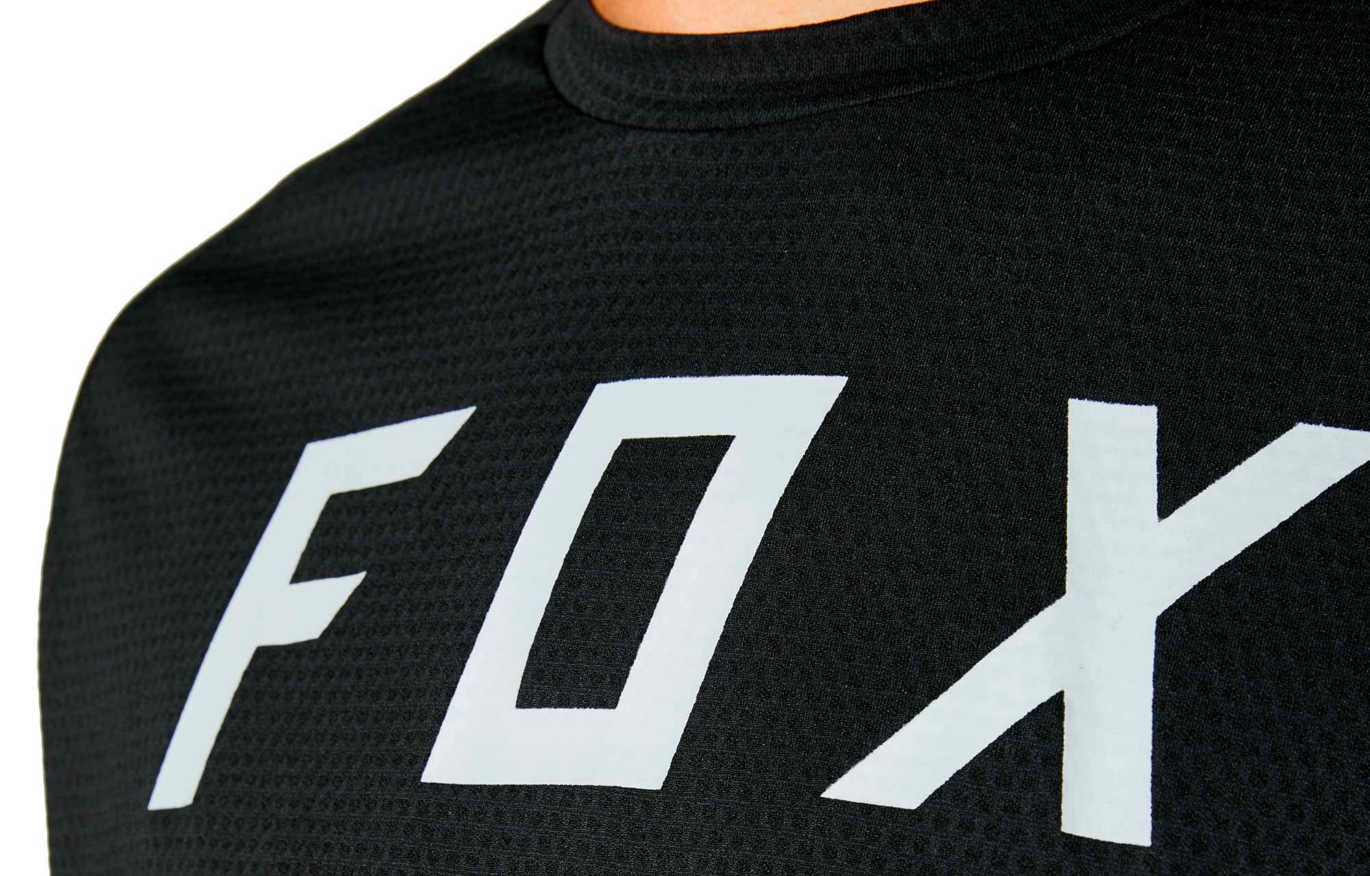 FOX DEFEND LANGARM TRIKOT BLACK image number 2