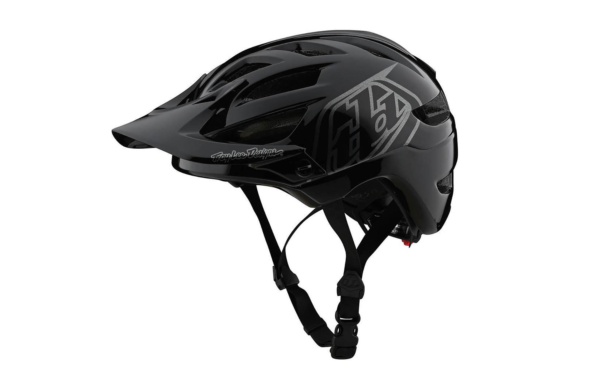 TROY LEE DESIGNS A1 KIDS HELMET - DRONE BLACK/SILVER image number 0