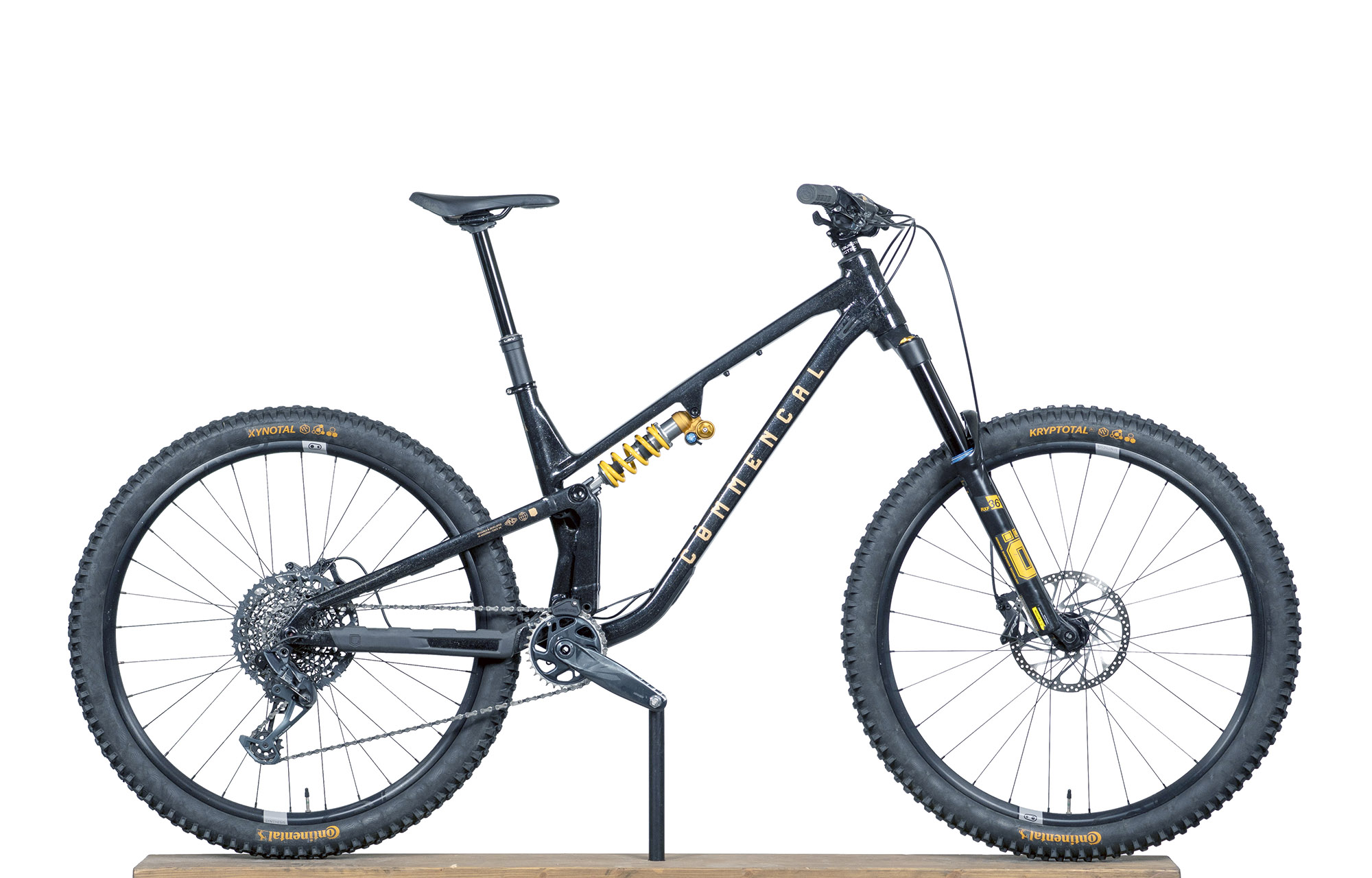 COMMENCAL META V5 OHLINS EDITION GLITTERY BLACK - L (23120803) image number null