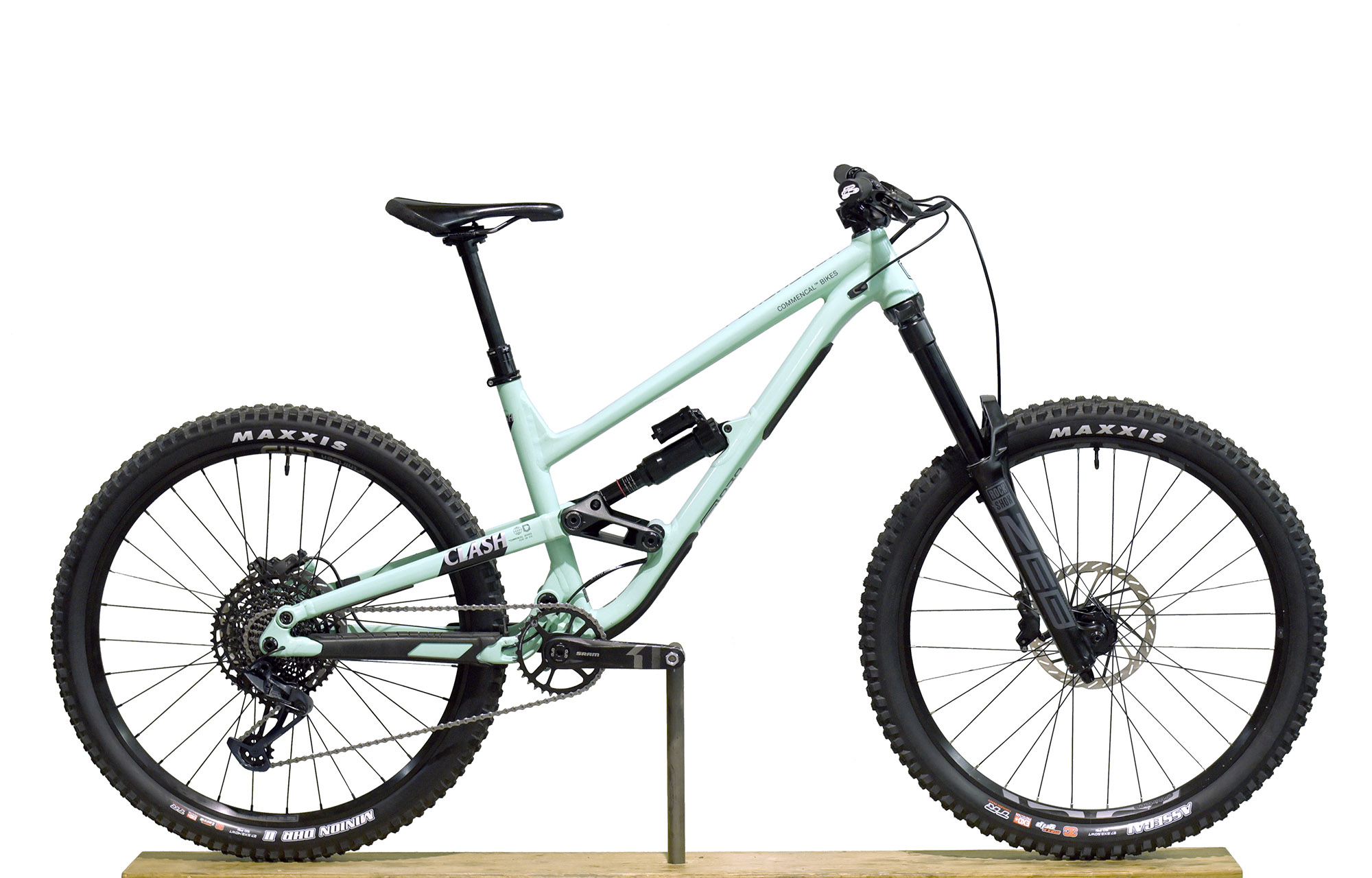 COMMENCAL CLASH RIDE EMERALD GREEN NEW ROCKSHOX - M (23130102) image number null