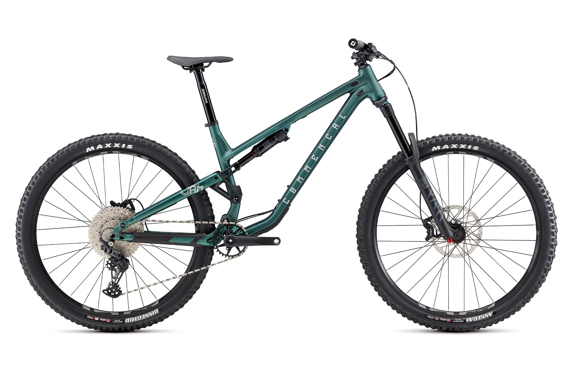 COMMENCAL META AM V4 ORIGIN METALLIC GREEN + KIND SHOCK RAGEI 34.9MM image number null