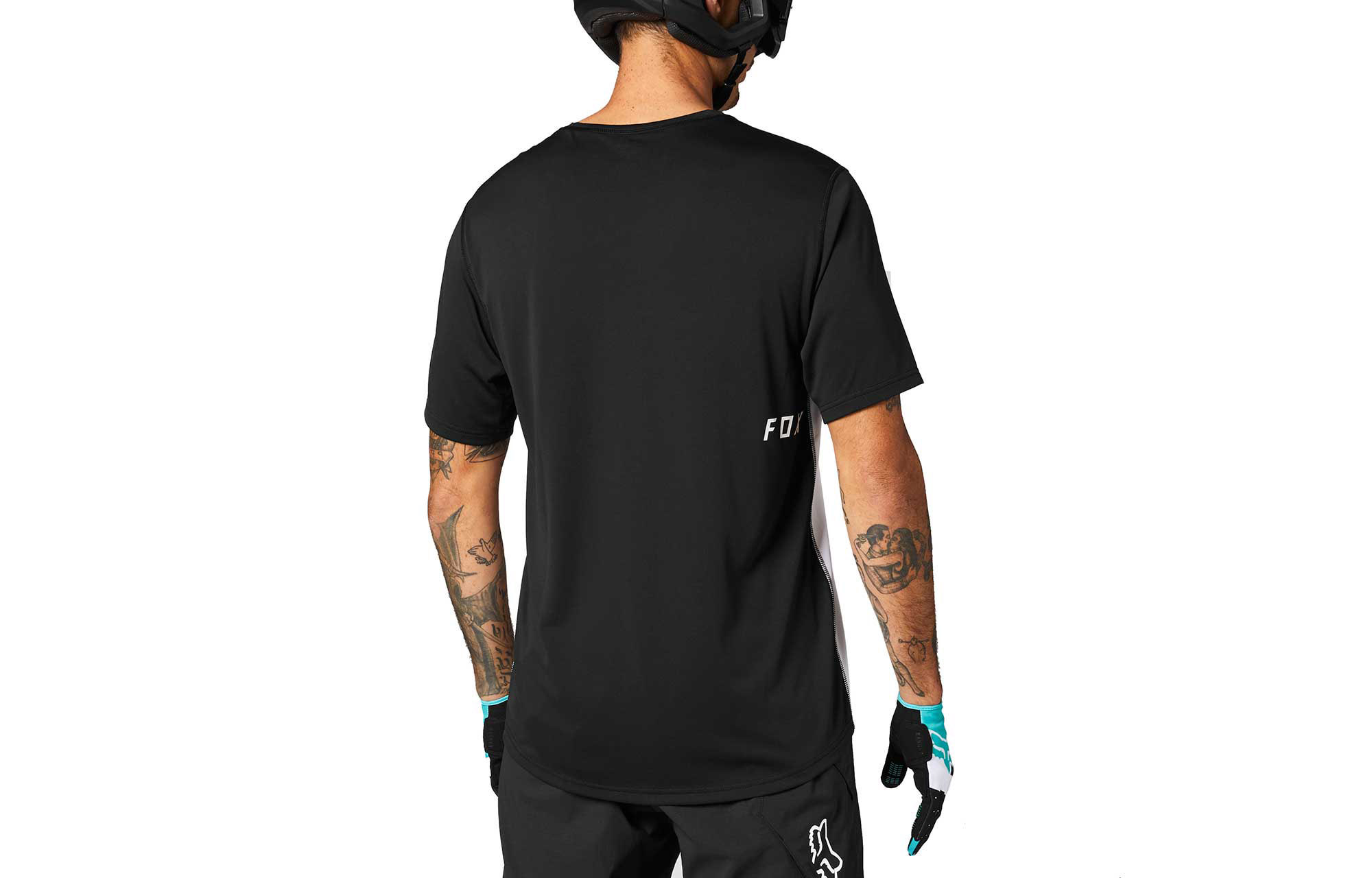 FOX RANGER SHORT SLEEVE JERSEY BLOCK WHITE image number 2