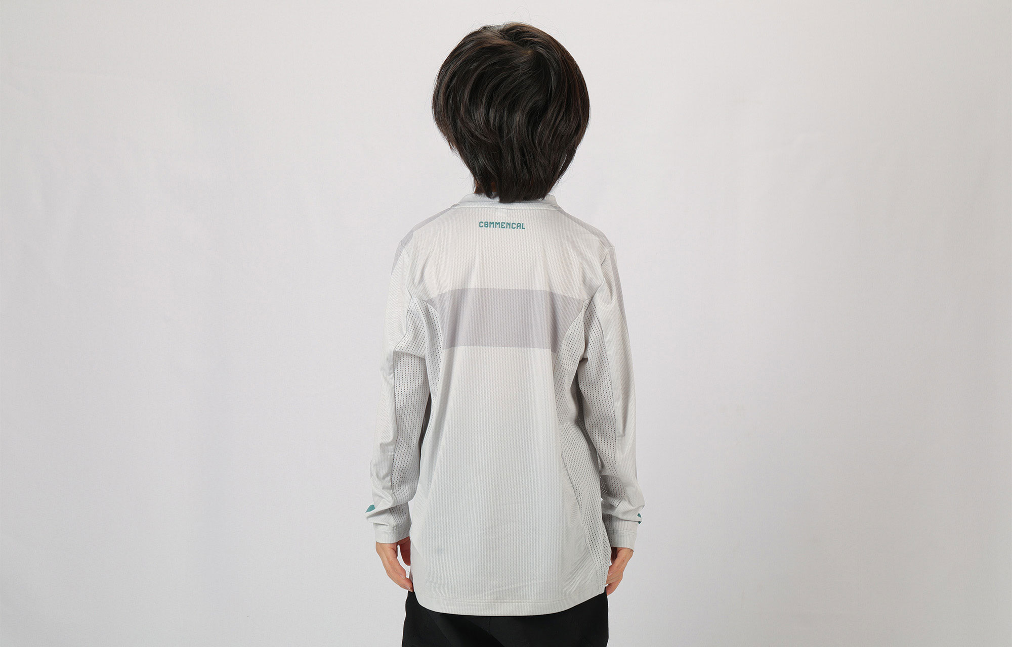 CMNCL KIDS LIGHTECH RACE LONG SLEEVE JERSEY GREY POLYCHROM image number 0