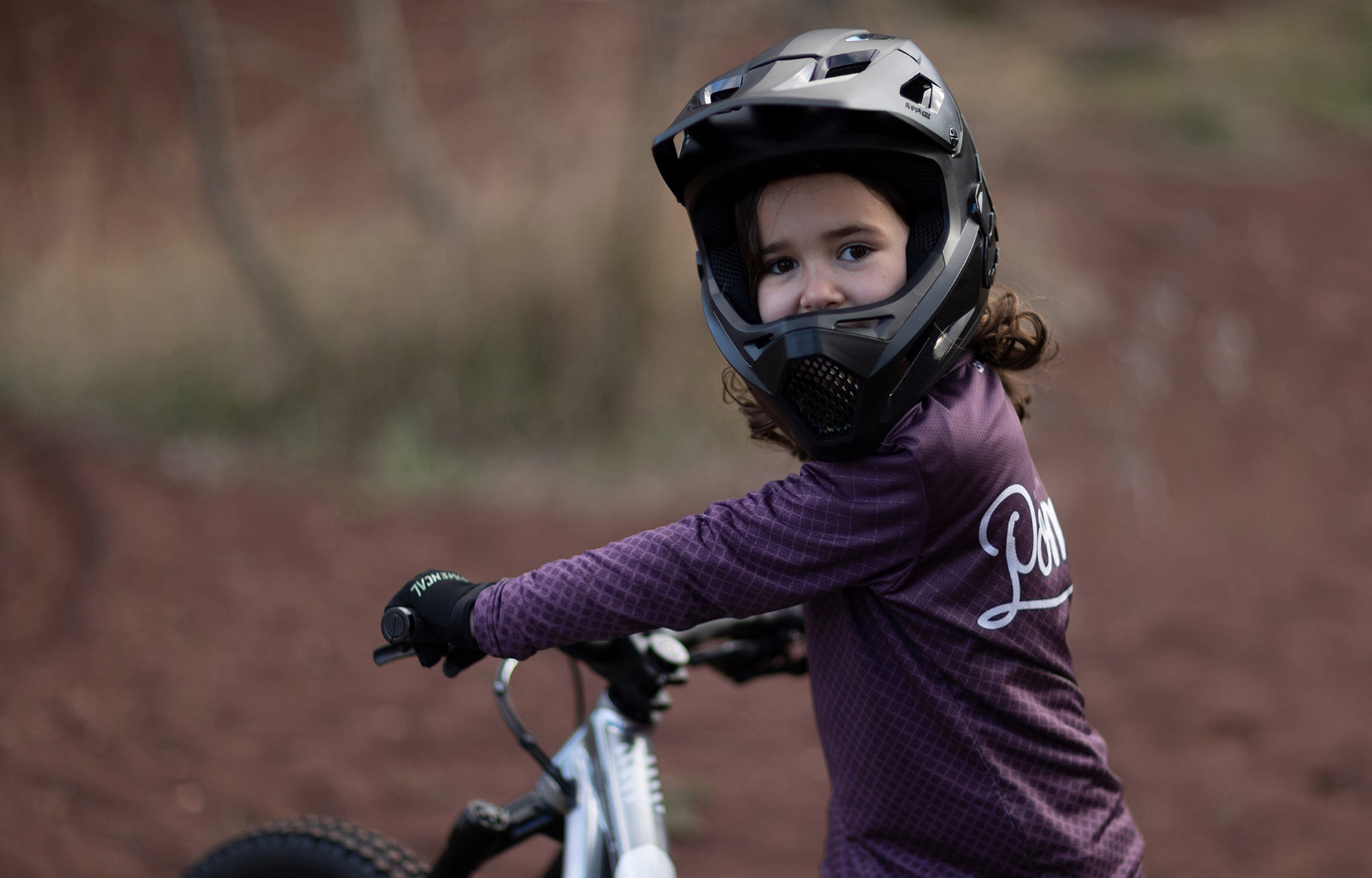 COMMENCAL KIDS POMPON JERSEY PURPLE image number 8