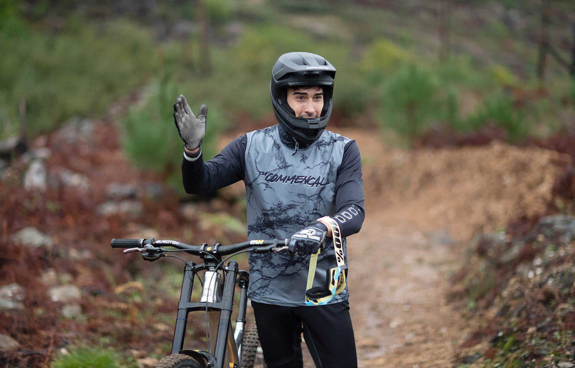 COMMENCAL LONG SLEEVE JERSEY GREY image number 2