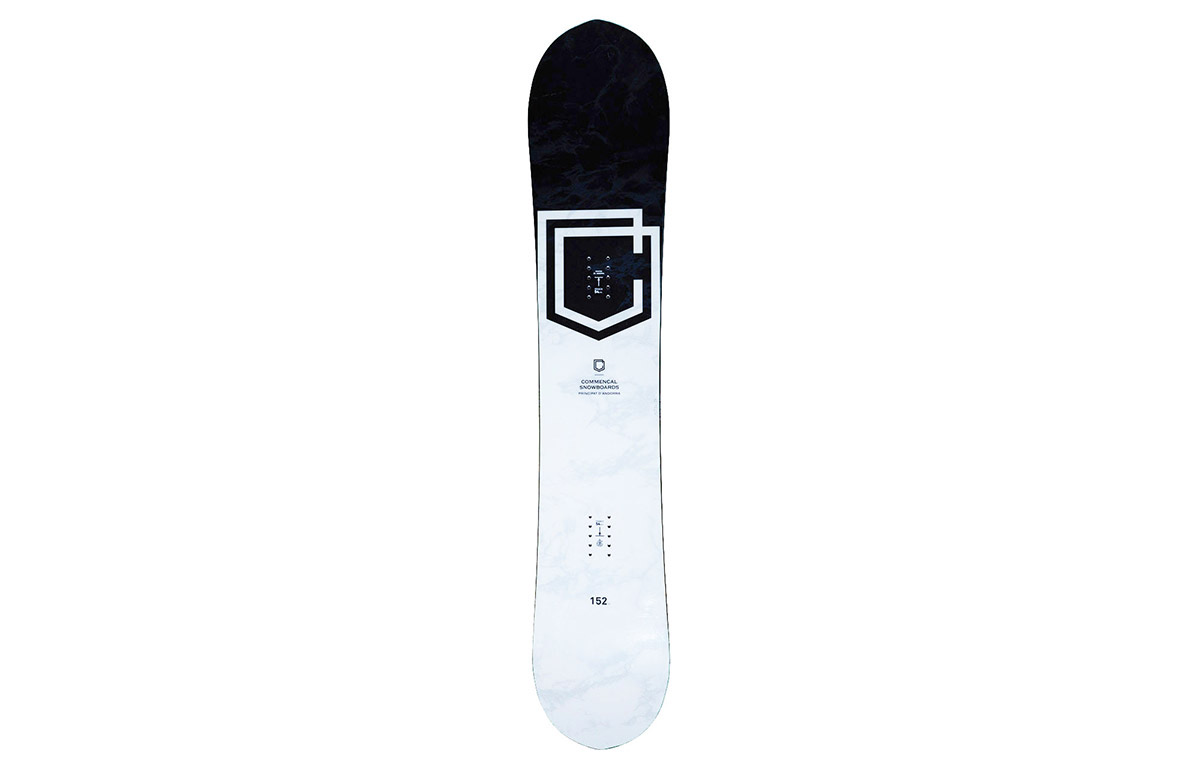 SNOWBOARD COMMENCAL CLASH BLACK & WHITE 152 image number null