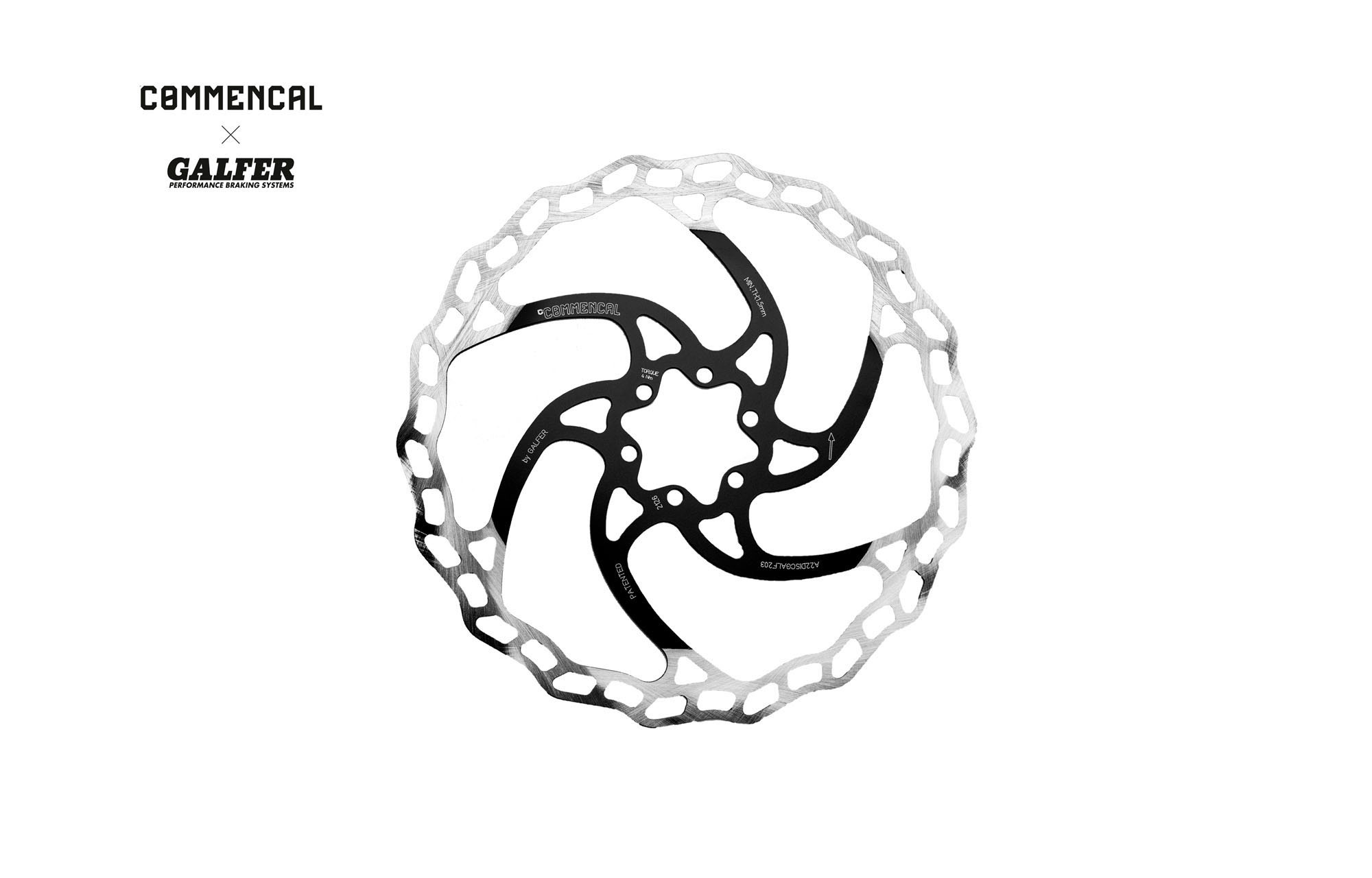 DISCO GALFER X COMMENCAL WAVE 2.0MM 203MM image number null