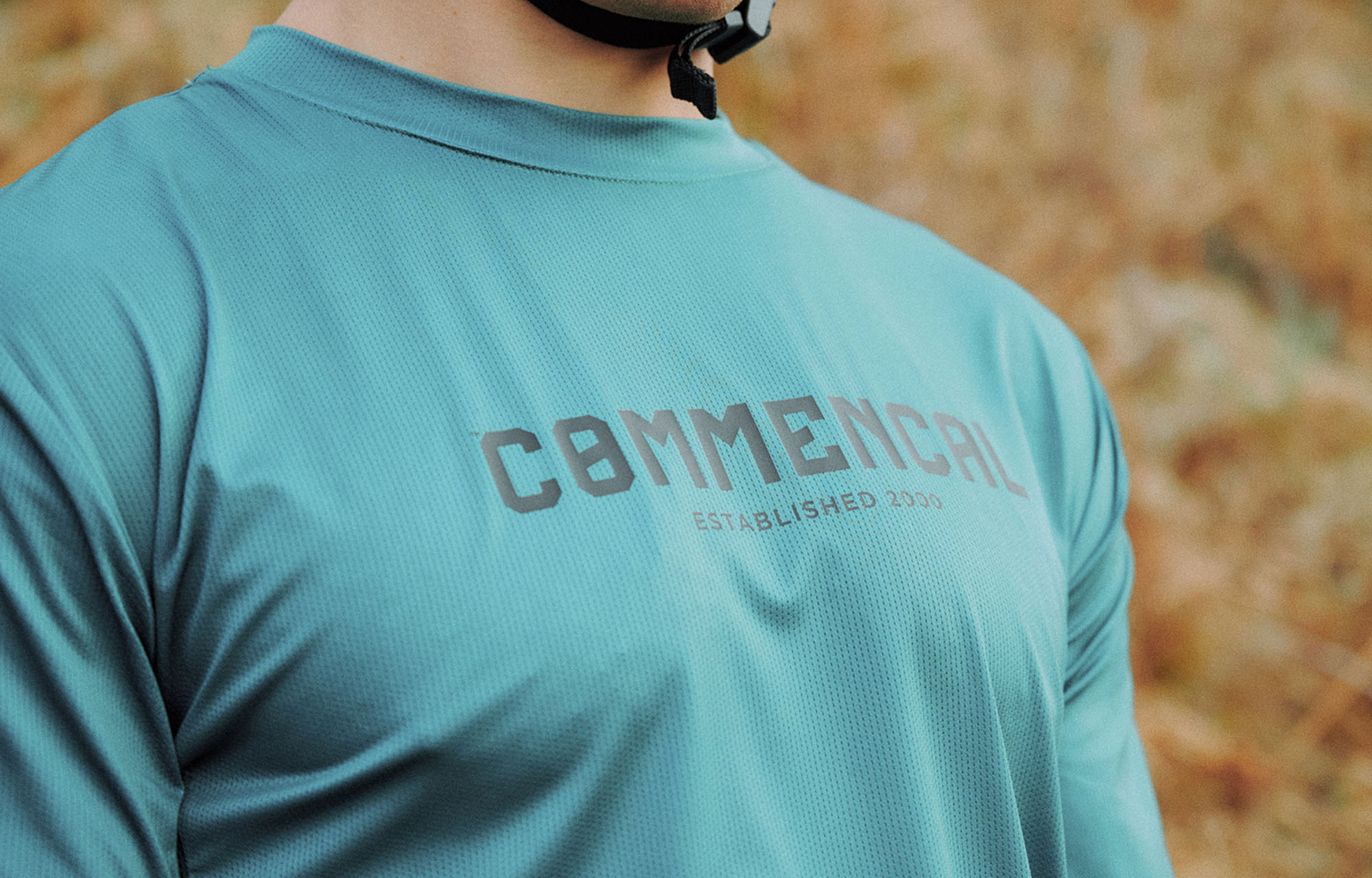 COMMENCAL CORPORATE LONG SLEEVE JERSEY DEEP OCEAN image number null