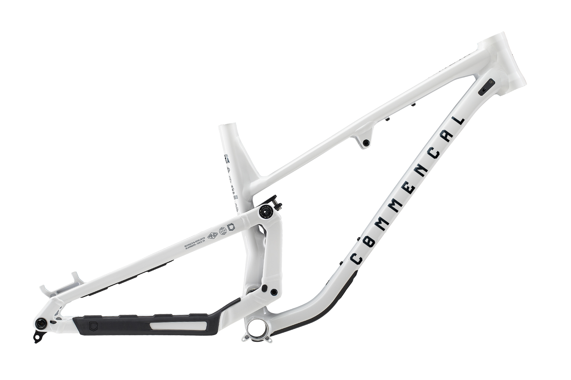 CUADRO COMMENCAL META V5 PURE WHITE 2027 image cover number 0