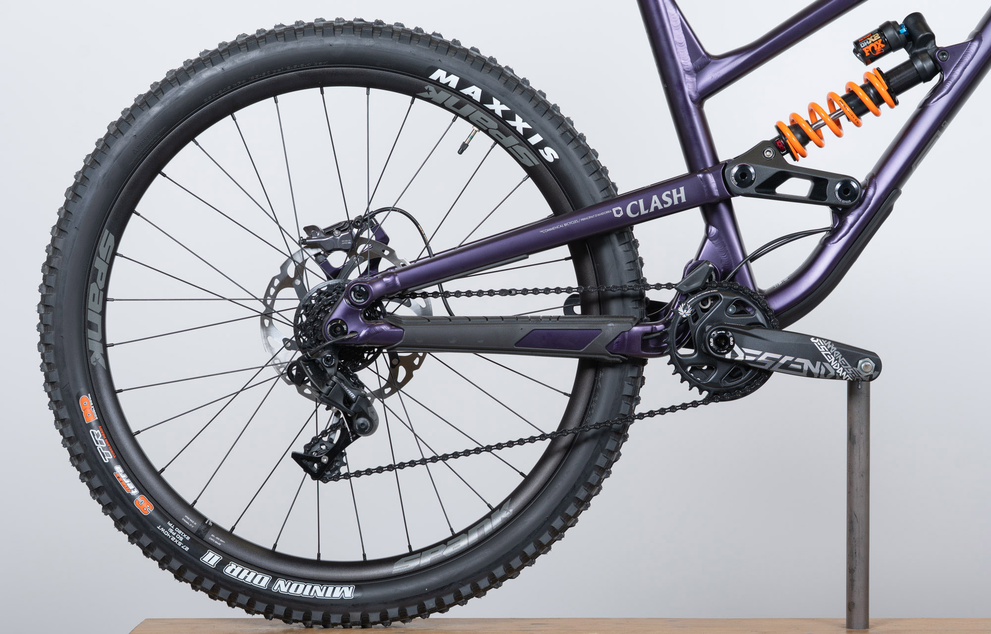COMMENCAL CLASH PARK EDITION METALLIC PURPLE - L (22131703) image cover number large 0
