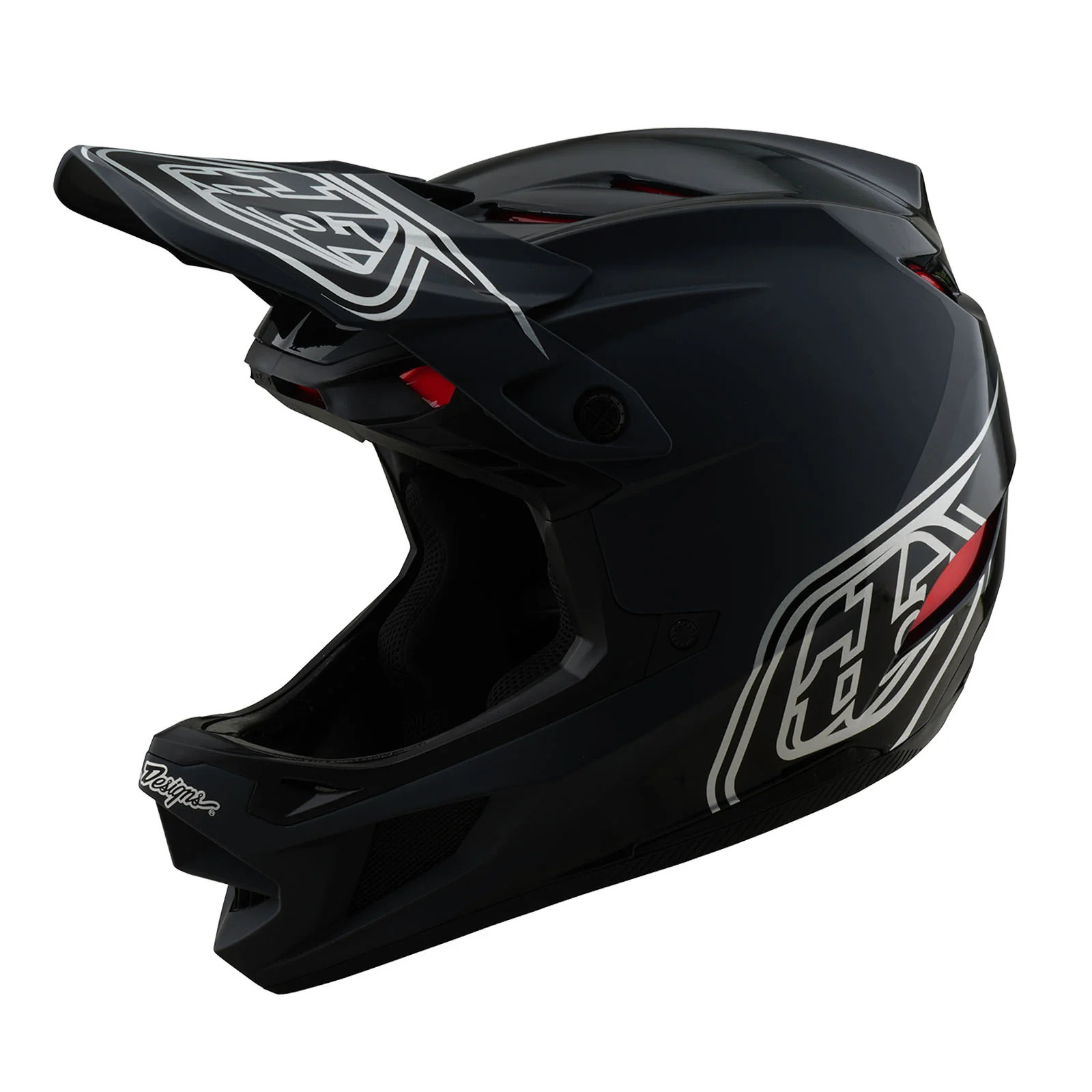 CASCO TROY LEE DESIGNS D4 POLYACRYLITE - SHADOW BLACK image number 5
