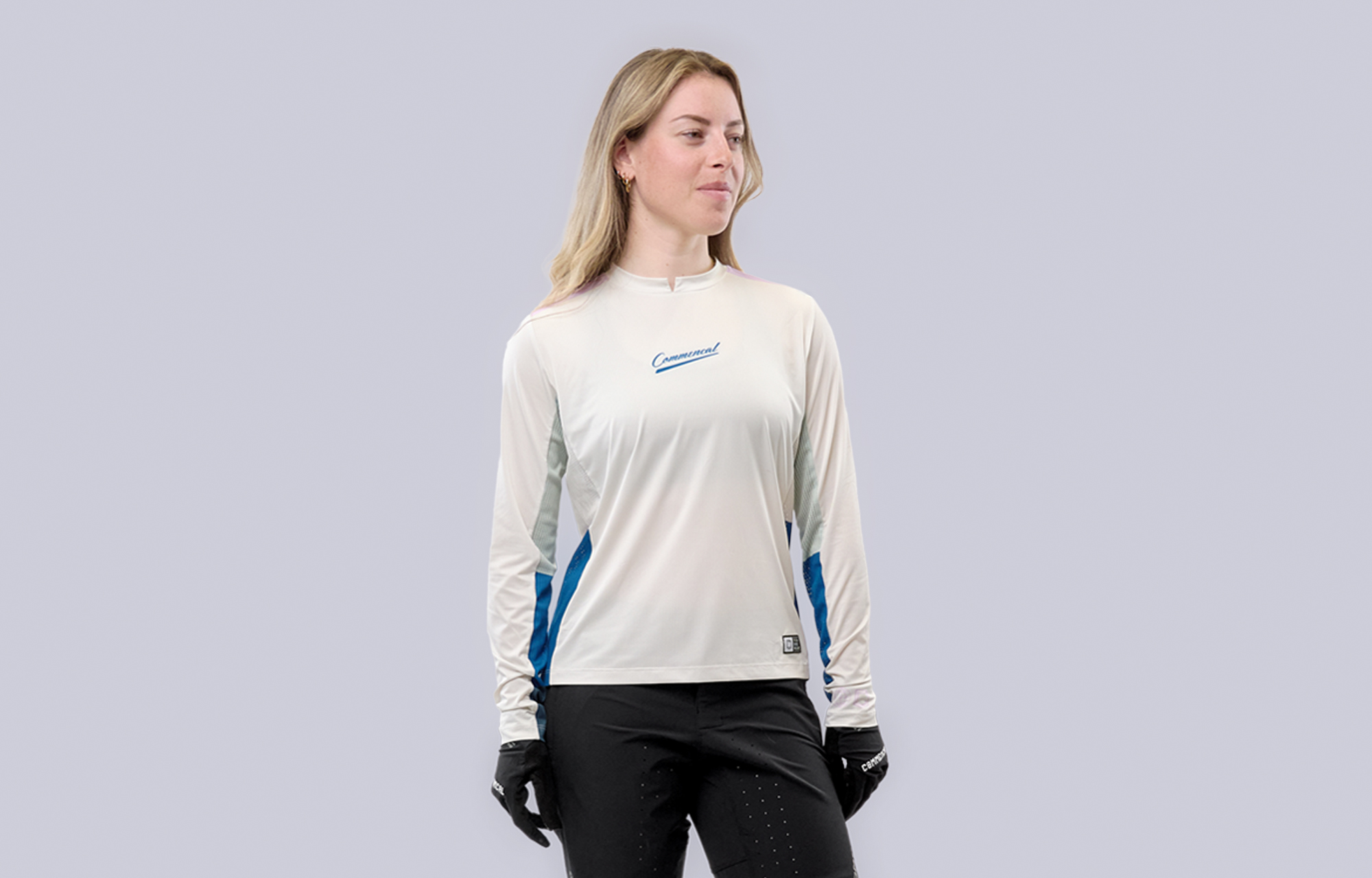 MAGLIA COMMENCAL LIGHTECH MANICHE LUNGHE WOMEN STRONG WHITE image number 0