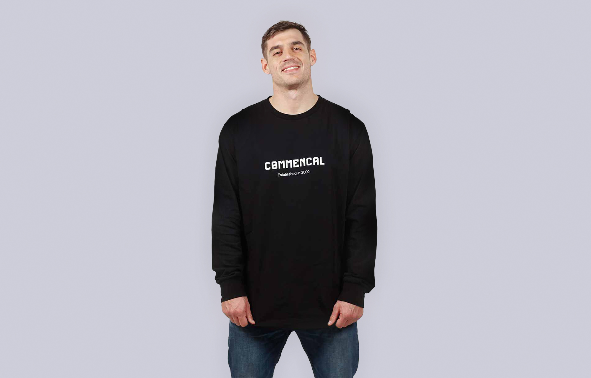 COMMENCAL LANGARM T-SHIRT CORPORATE BLACK image number 0