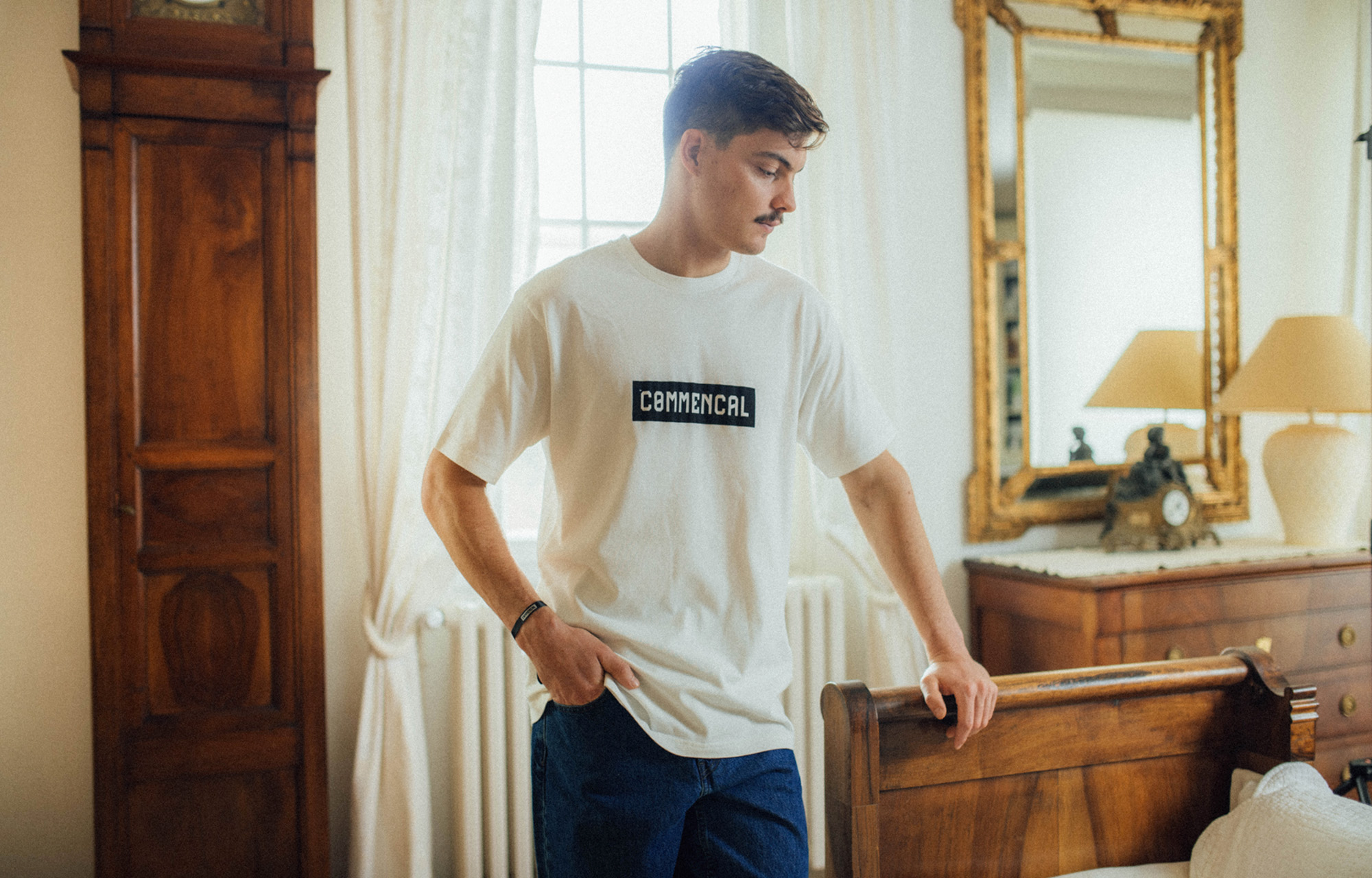 COMMENCAL CORPORATE T-SHIRT GREIGE image number 3