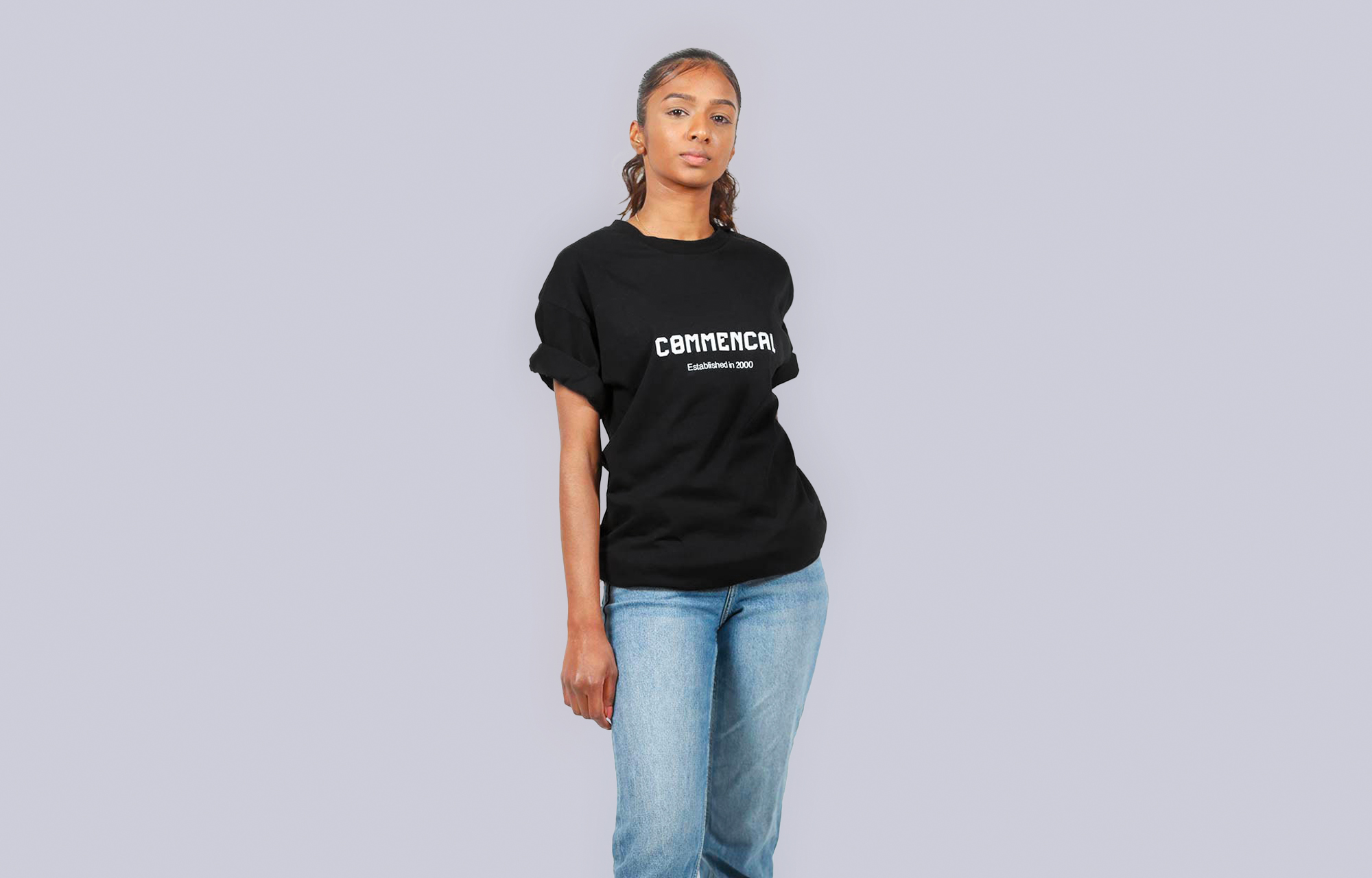 T-SHIRT COMMENCAL CORPORATE BLACK image number 1