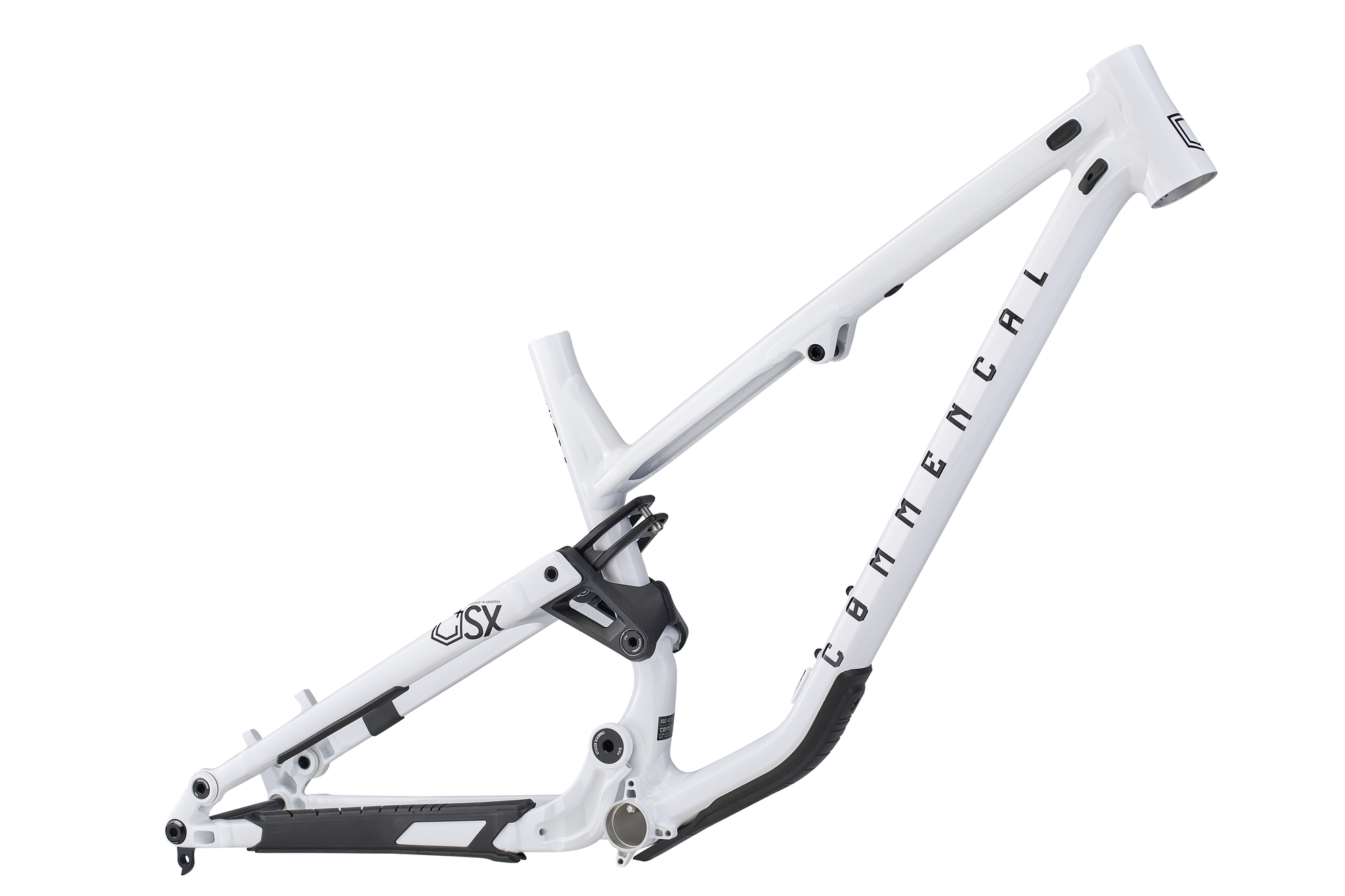 CADRE COMMENCAL META SX V4 PURE WHITE 2025 image number null