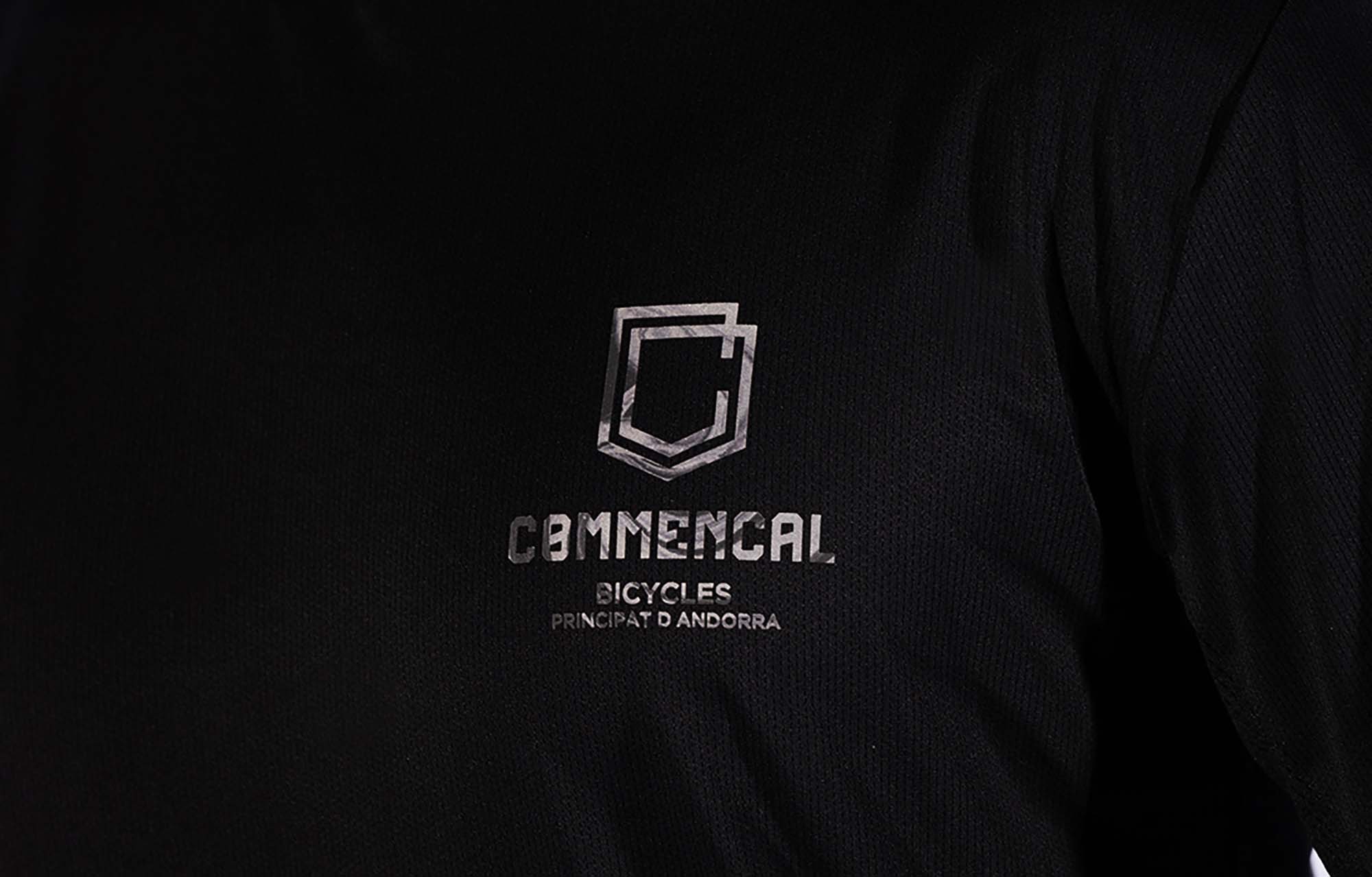 COMMENCAL LIGHTECH BASIC SHORT JERSEY BLACK image number 1