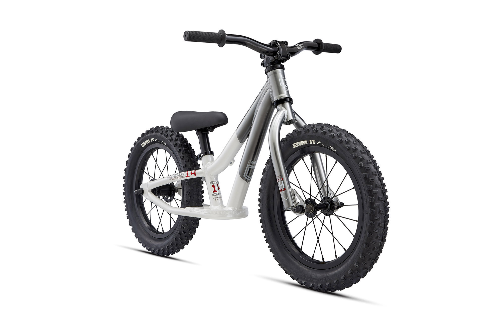 COMMENCAL RAMONES 14 PUSH BIKE CHROME + REAR BRAKE KIT image number null