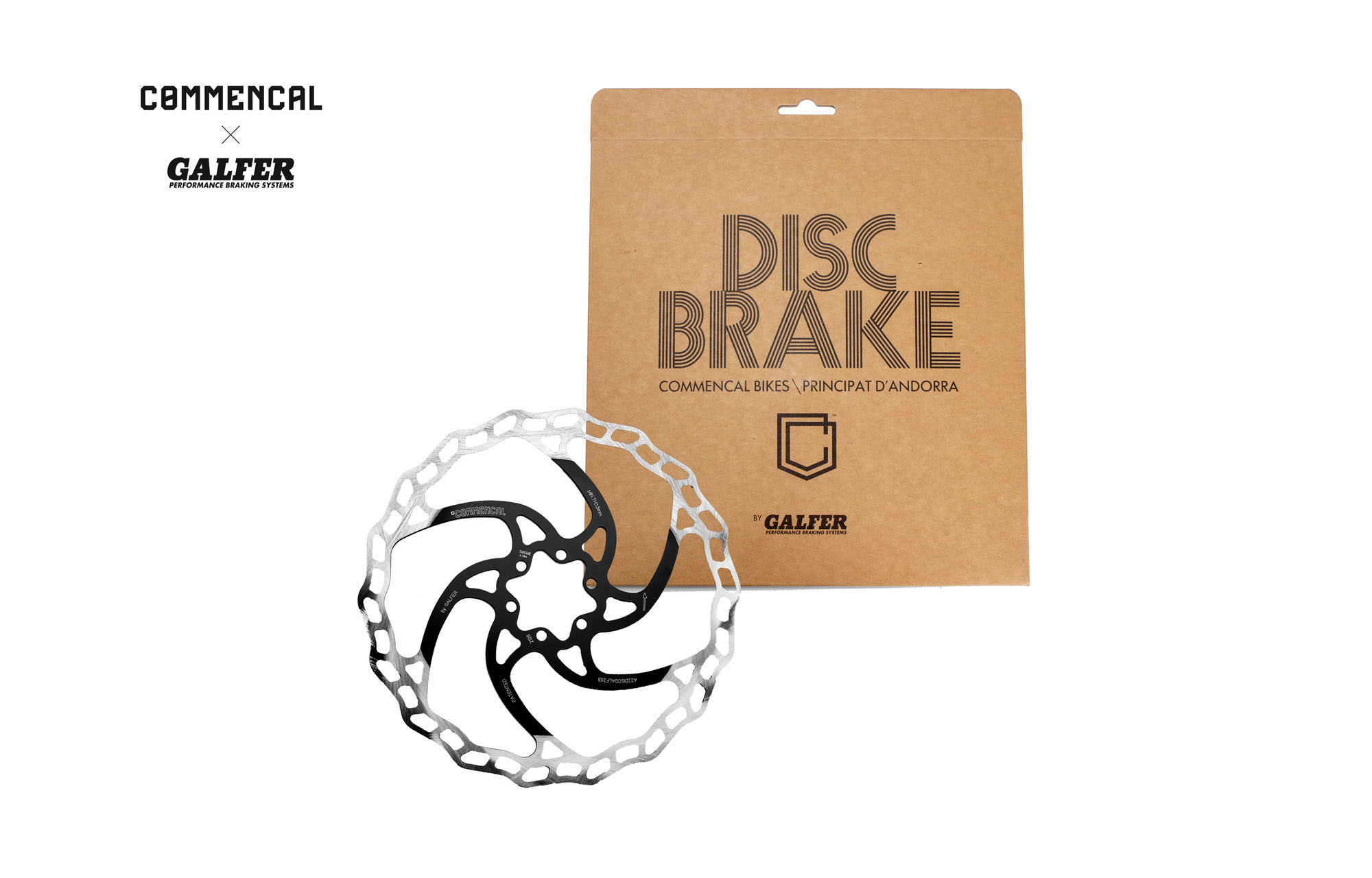 GALFER X COMMENCAL WAVE 2.0MM DISC 203MM image number null