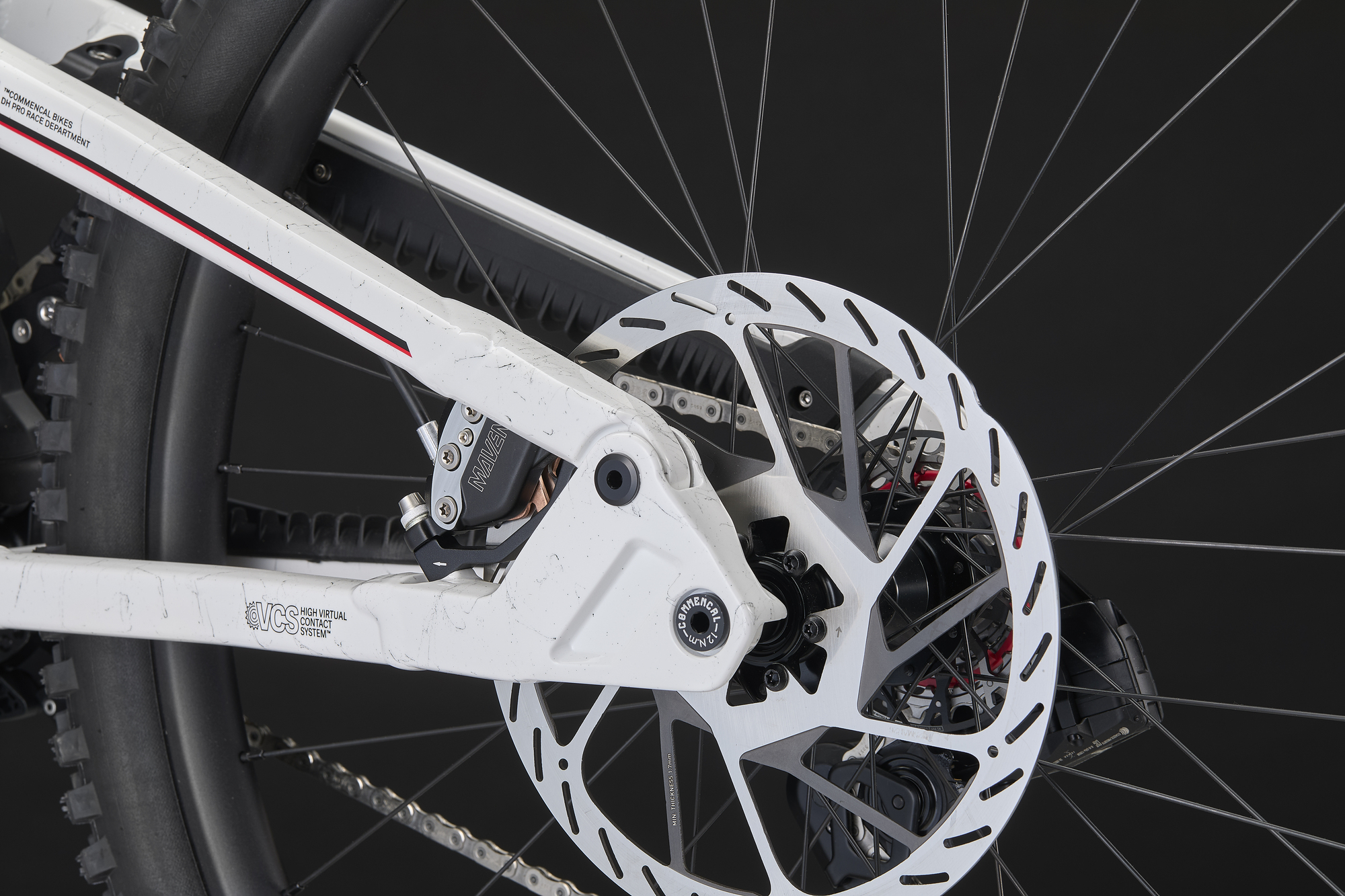 COMMENCAL SUPREME DH V5.2 TEAM REPLICA PURE WHITE 2027 image large number 9