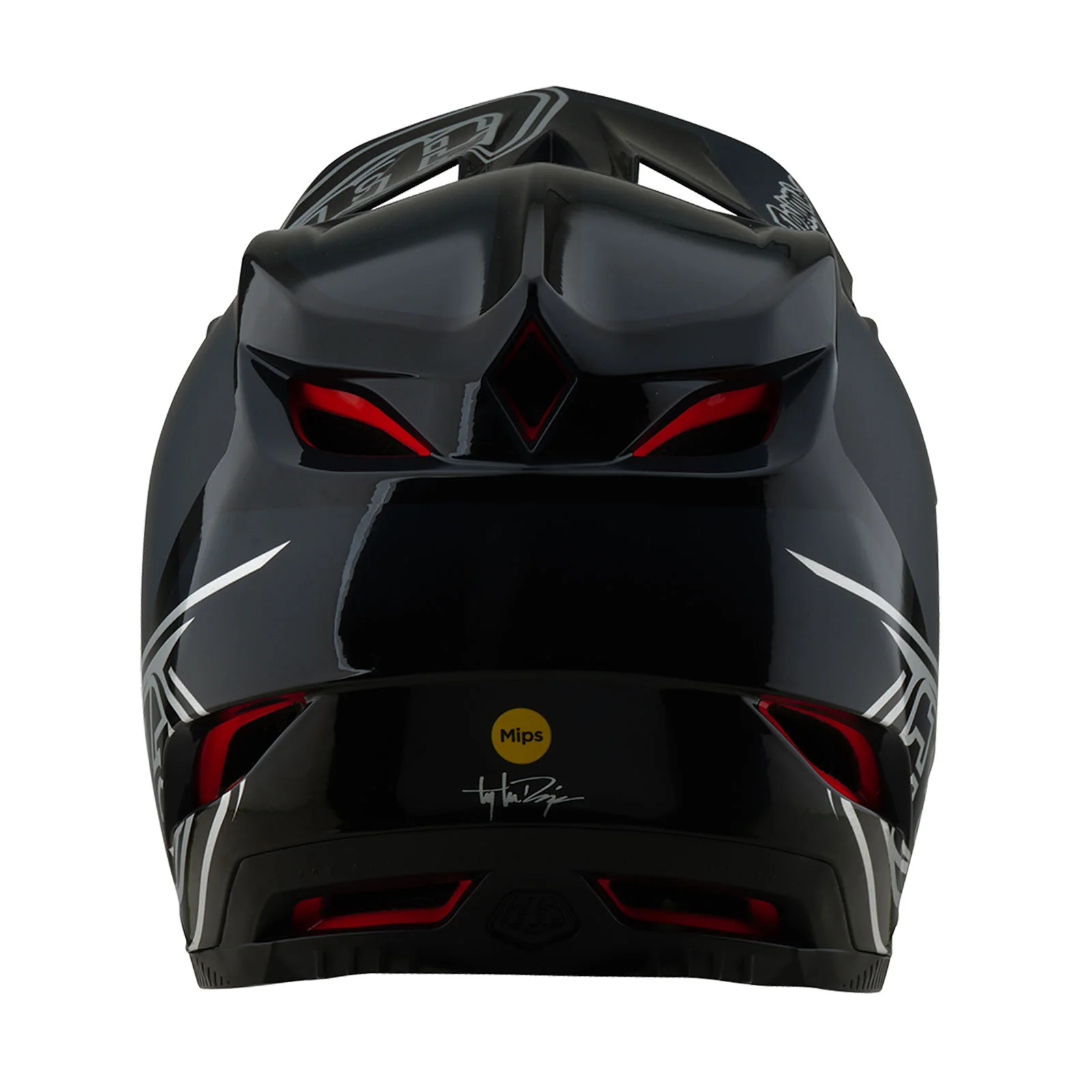 CASCO TROY LEE DESIGNS D4 POLYACRYLITE - SHADOW BLACK image number 1