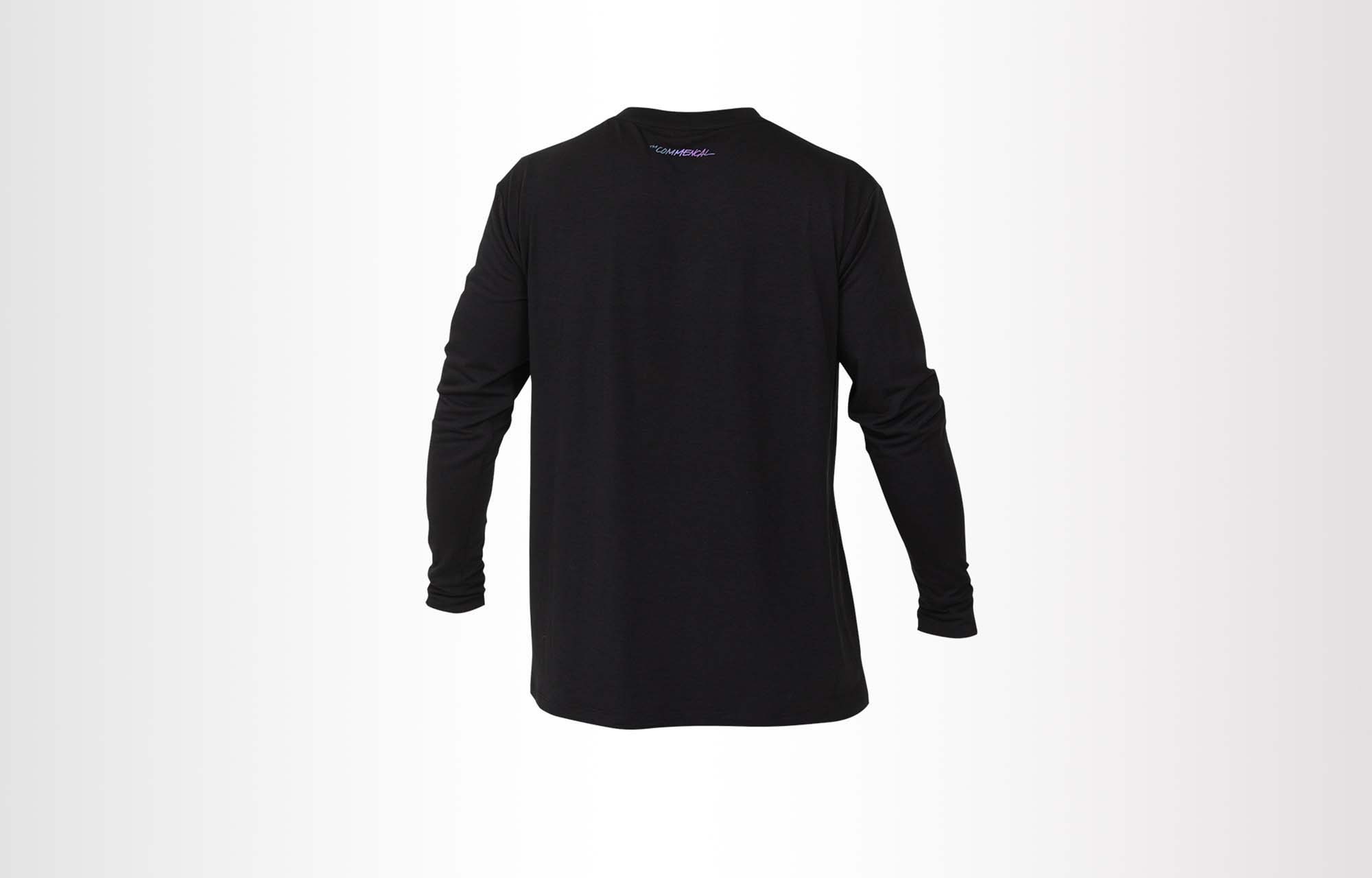 COMMENCAL SOFTECH LONG SLEEVE JERSEY BLACK NEON image number 0