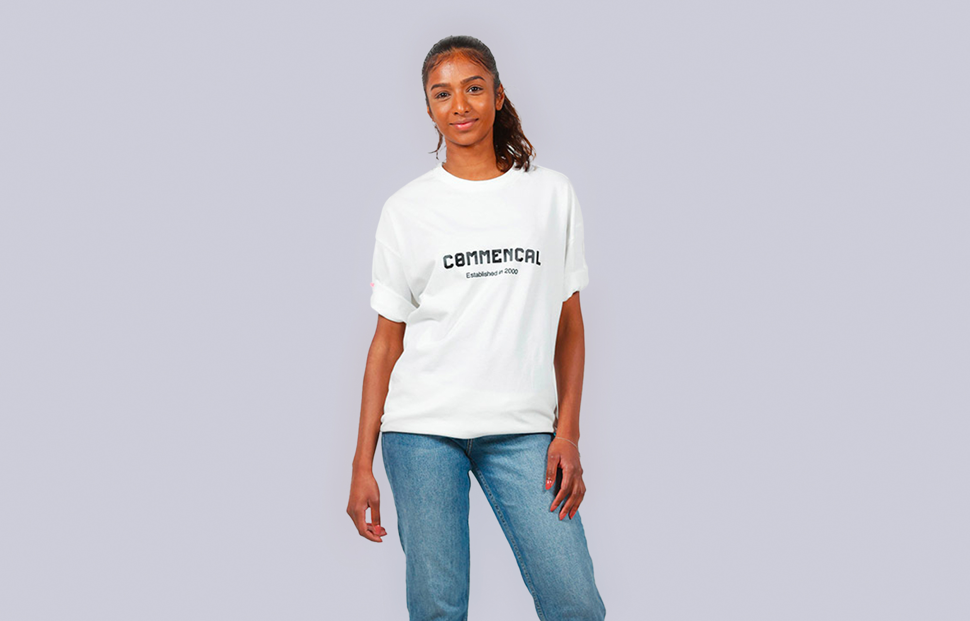 COMMENCAL CORPORATE T-SHIRT WHITE image number 1