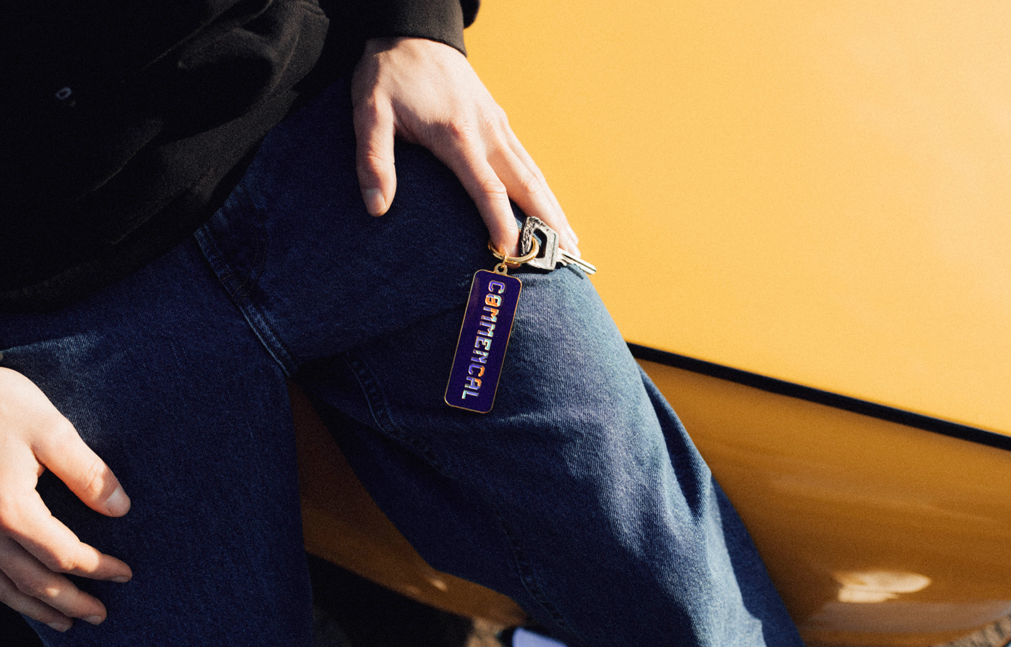 COMMENCAL CORPORATE KEY RING SUNSET image number 2