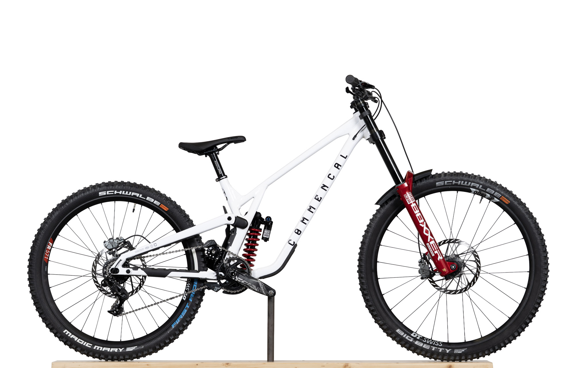 COMMENCAL SUPREME DH V5 ROCKSHOX PURE WHITE - L (24157103) image number null
