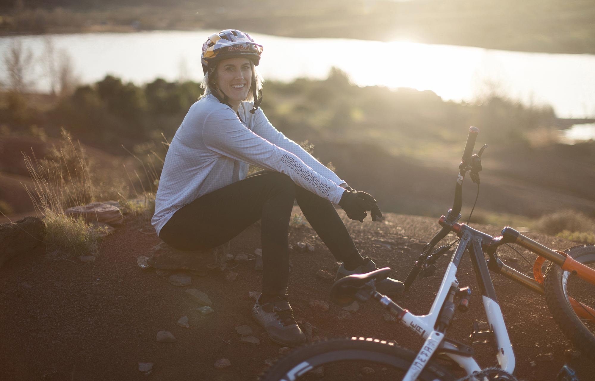 COMMENCAL LONG SLEEVE JERSEY LIGHT GREY image number 6