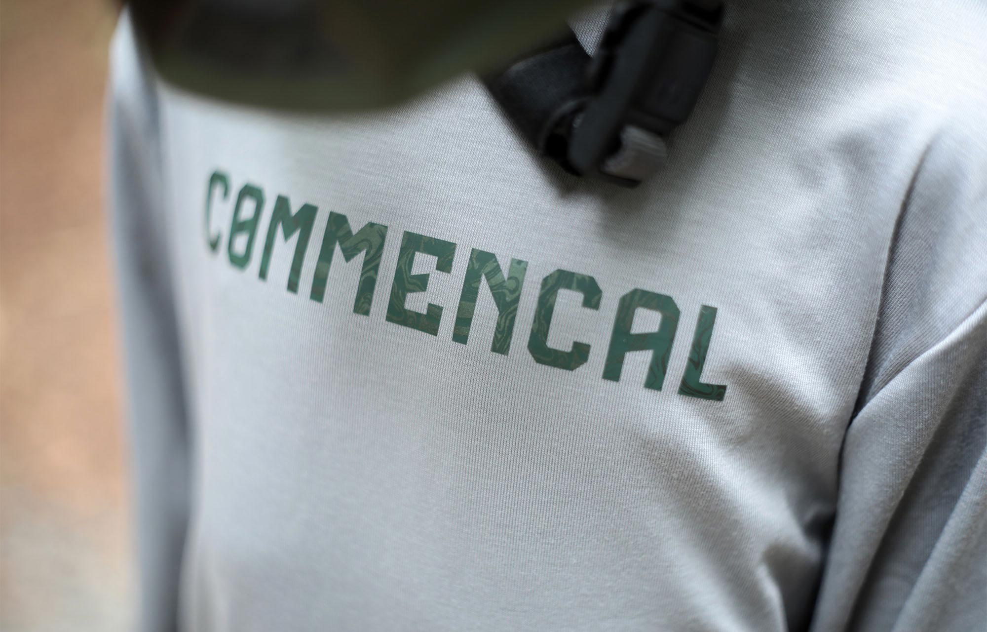 COMMENCAL KIDS LONG SLEEVE TECH-TEE GREY image number 5