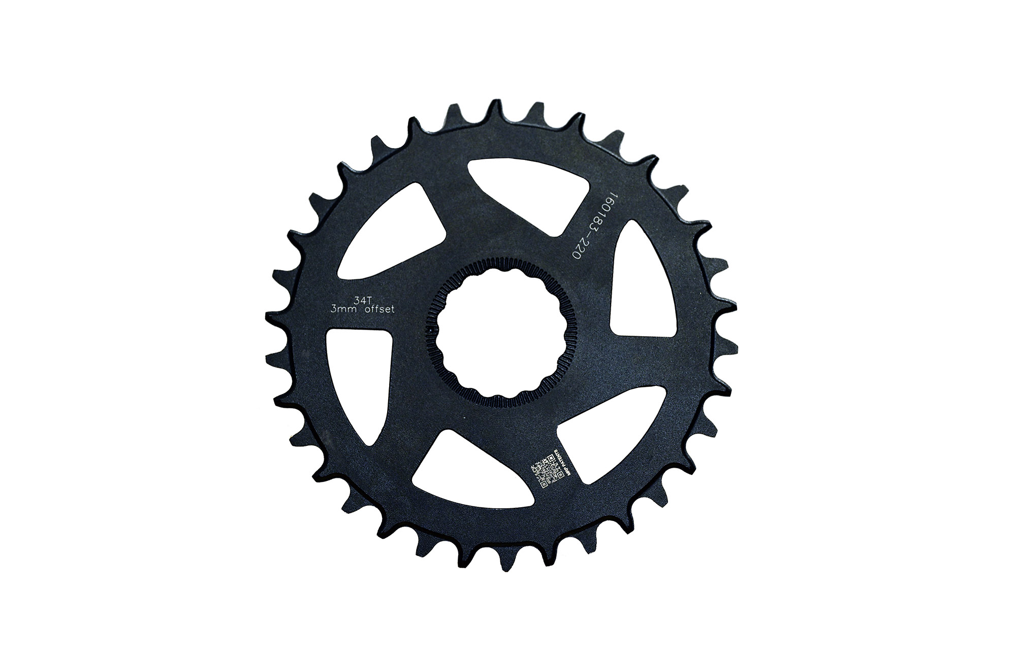 TRP 34T BOOST 3MM OFFSET CHAINRING SANDBLASTED BLACK -  (24500140) image number null