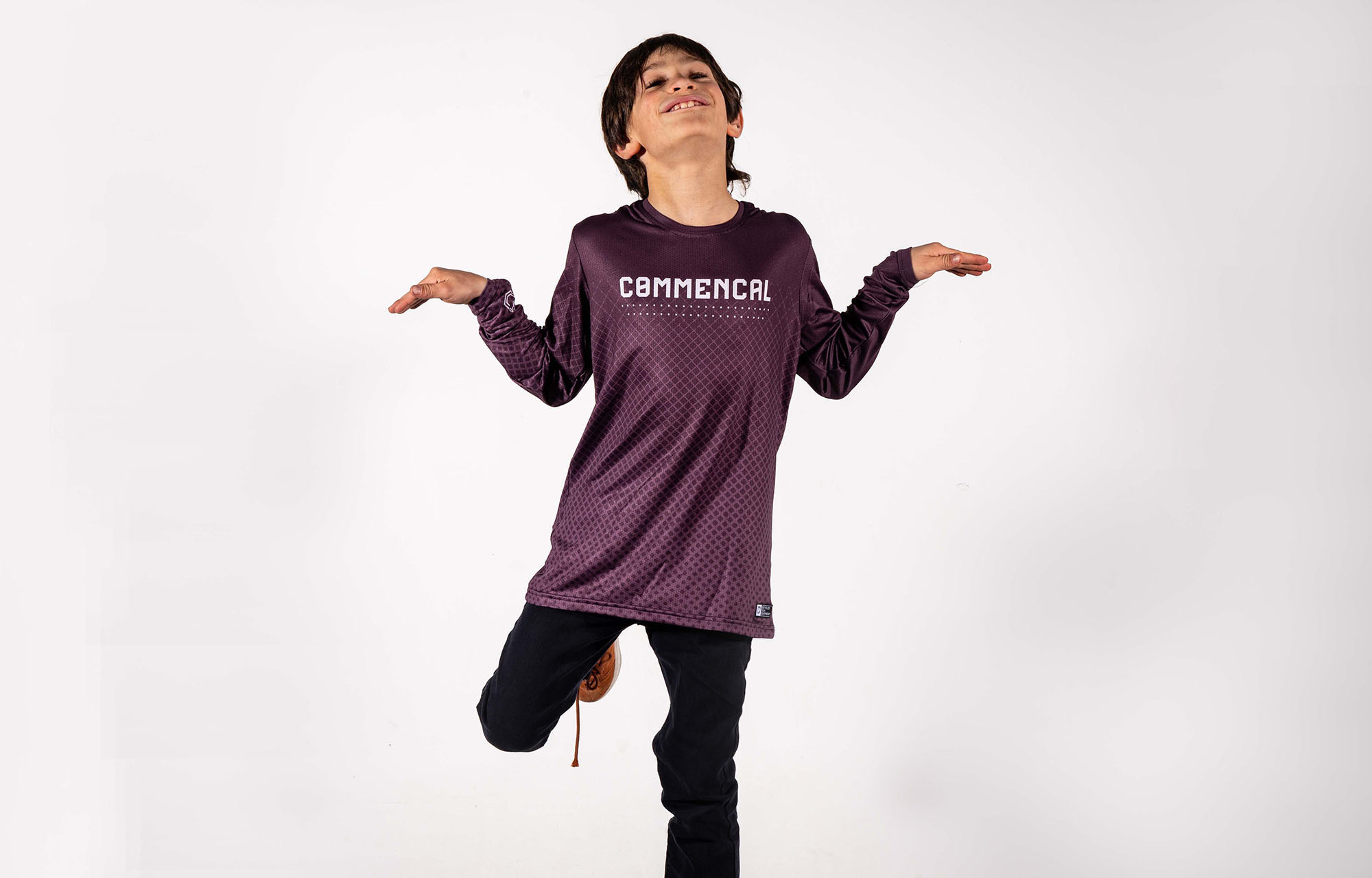 JERSEY KID COMMENCAL POMPON PURPLE image number 1