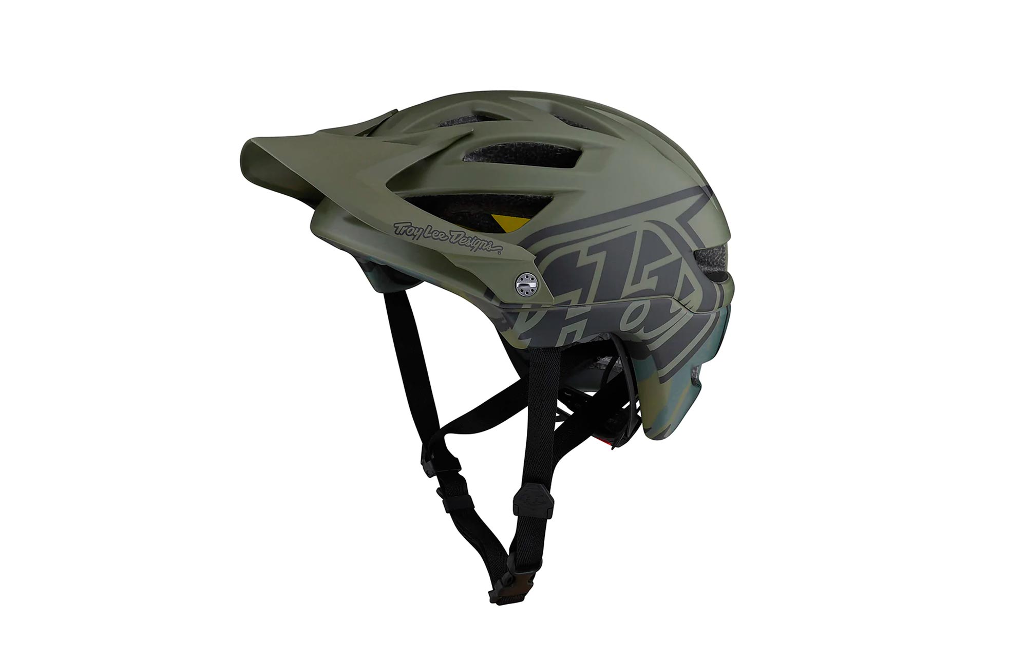 TROY LEE DESIGNS KIDS A1 AS MIPS HELMET - CAMO ARMY image number 1