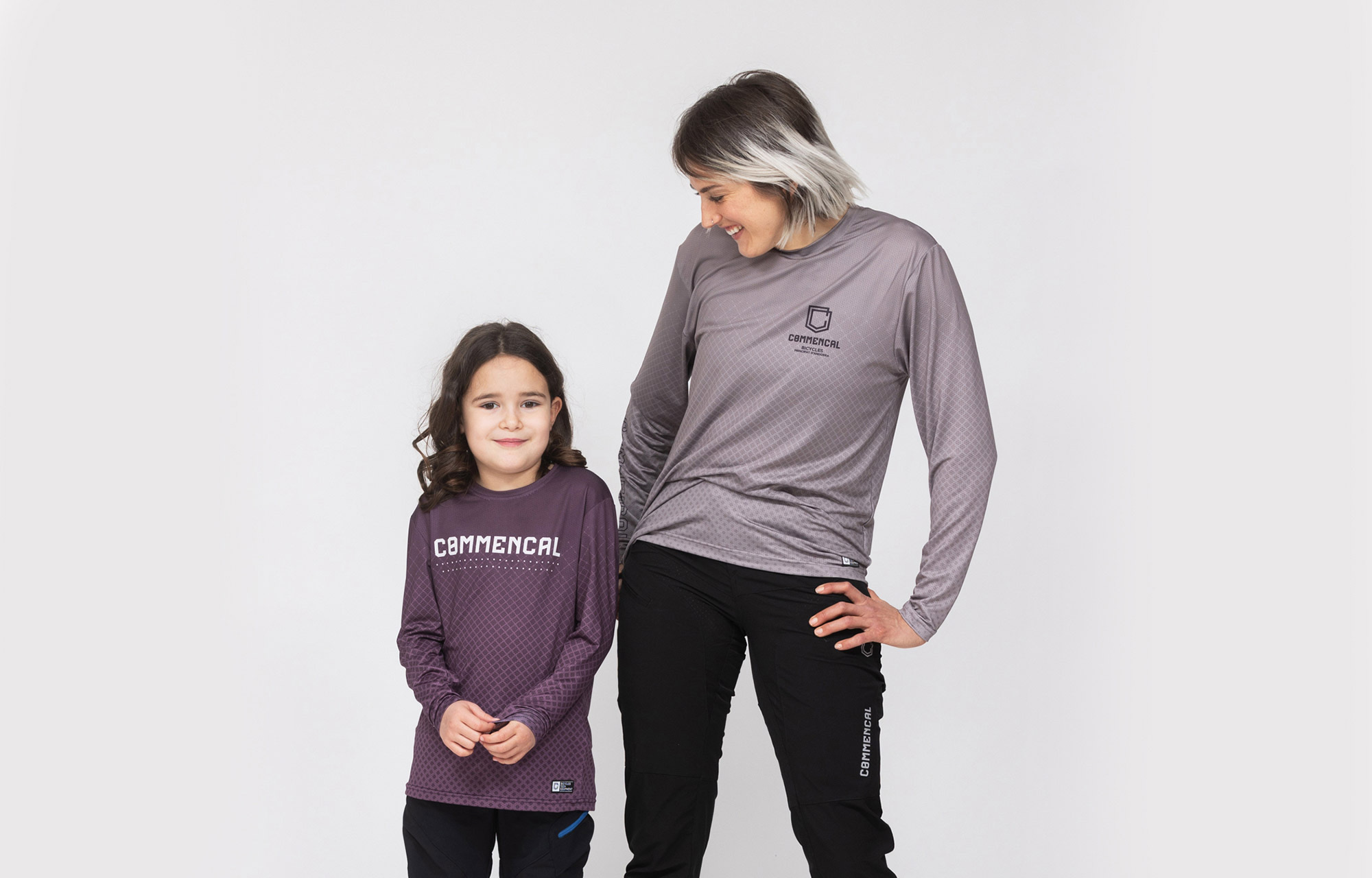 COMMENCAL KIDS POMPON JERSEY PURPLE image number 2