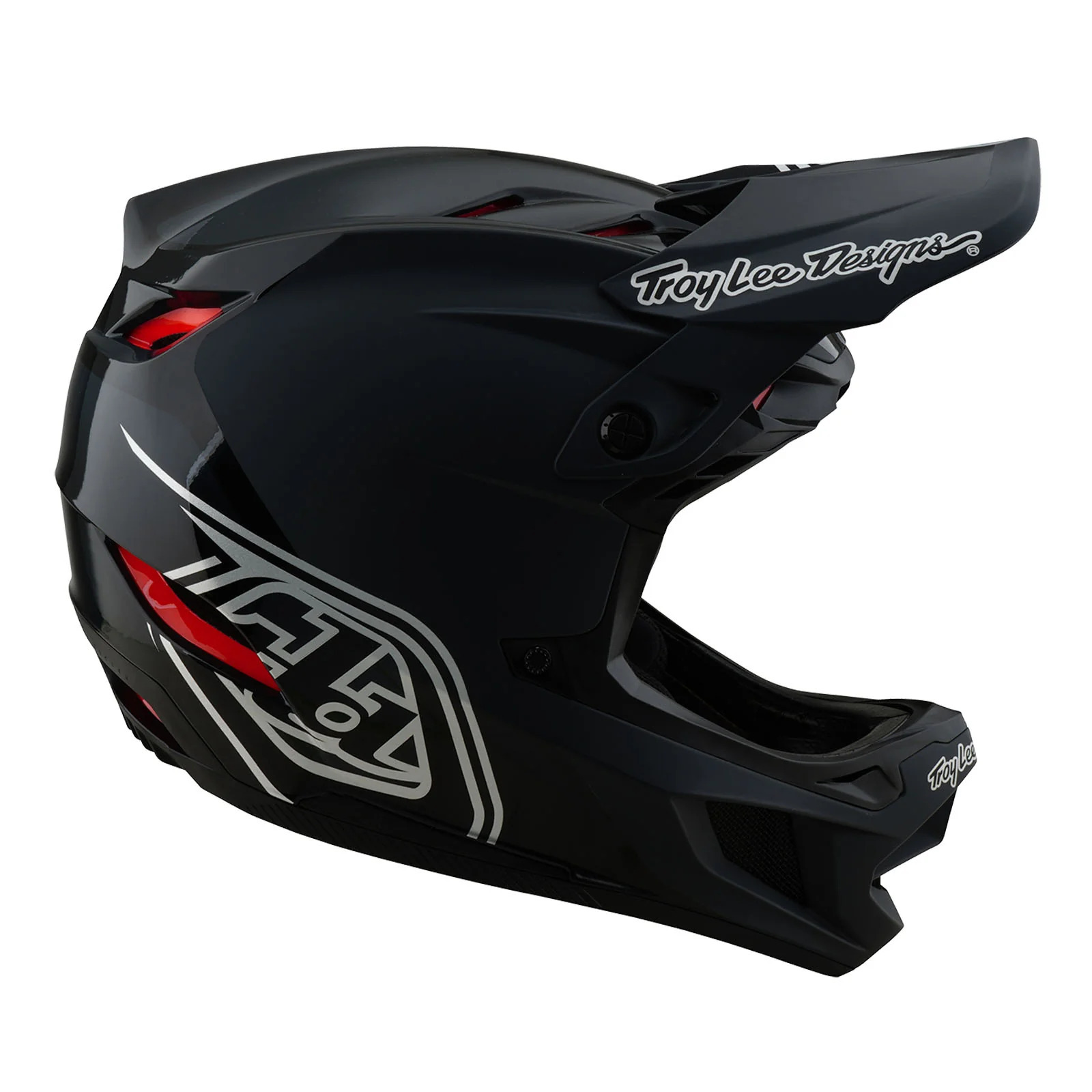 CASCO TROY LEE DESIGNS D4 POLYACRYLITE - SHADOW BLACK image number 3
