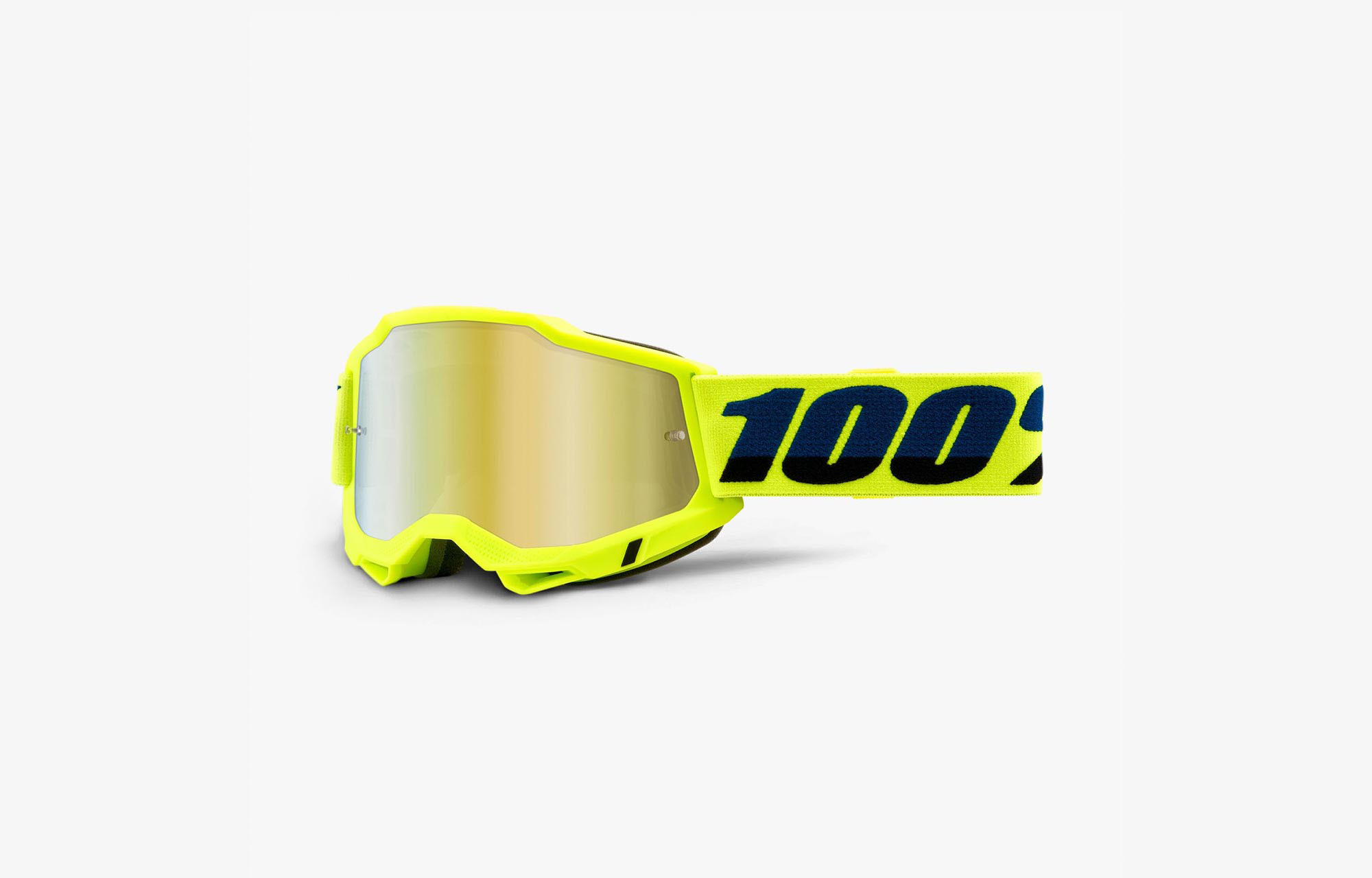 100% ACCURI GOGGLES YELLOW - GOLD MIRROR LENS image number 0
