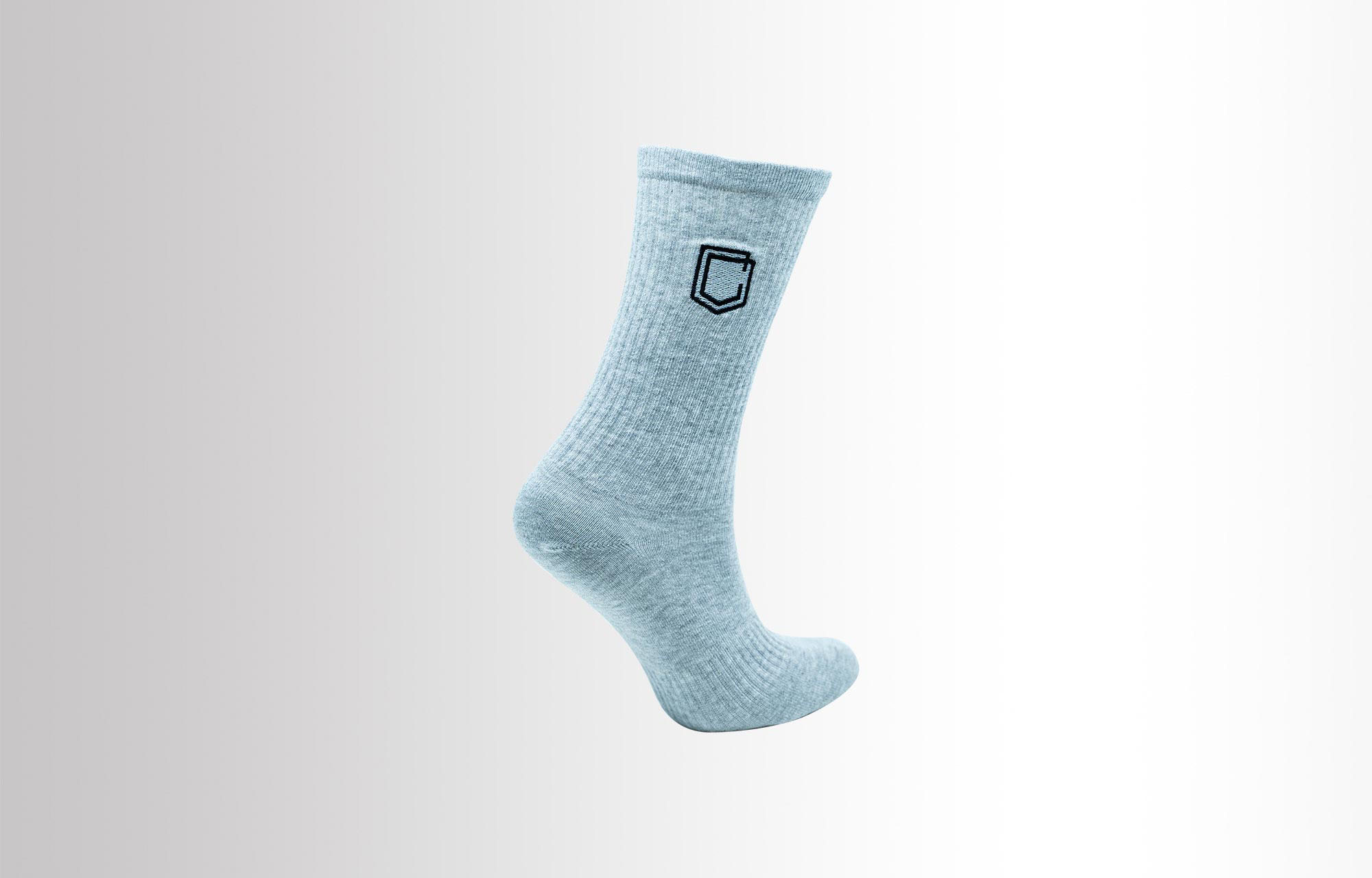 CHAUSSETTES COMMENCAL LIFESTYLE FINES SHIELD HERITAGE GREY,,cover image number null