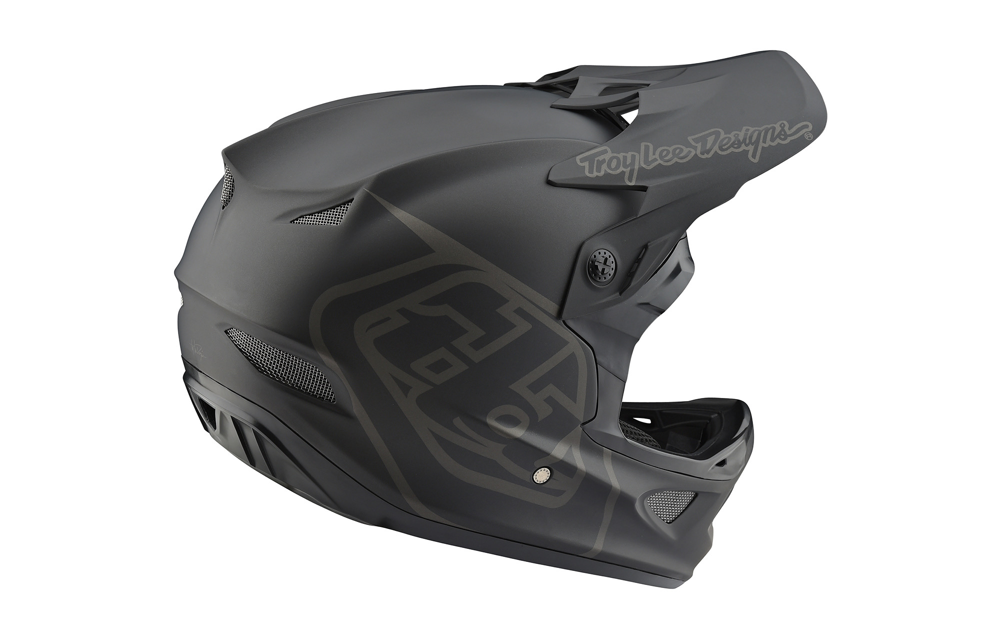 TROY LEE DESIGNS D3 FIBERLITE - MONO BLACK image number 3
